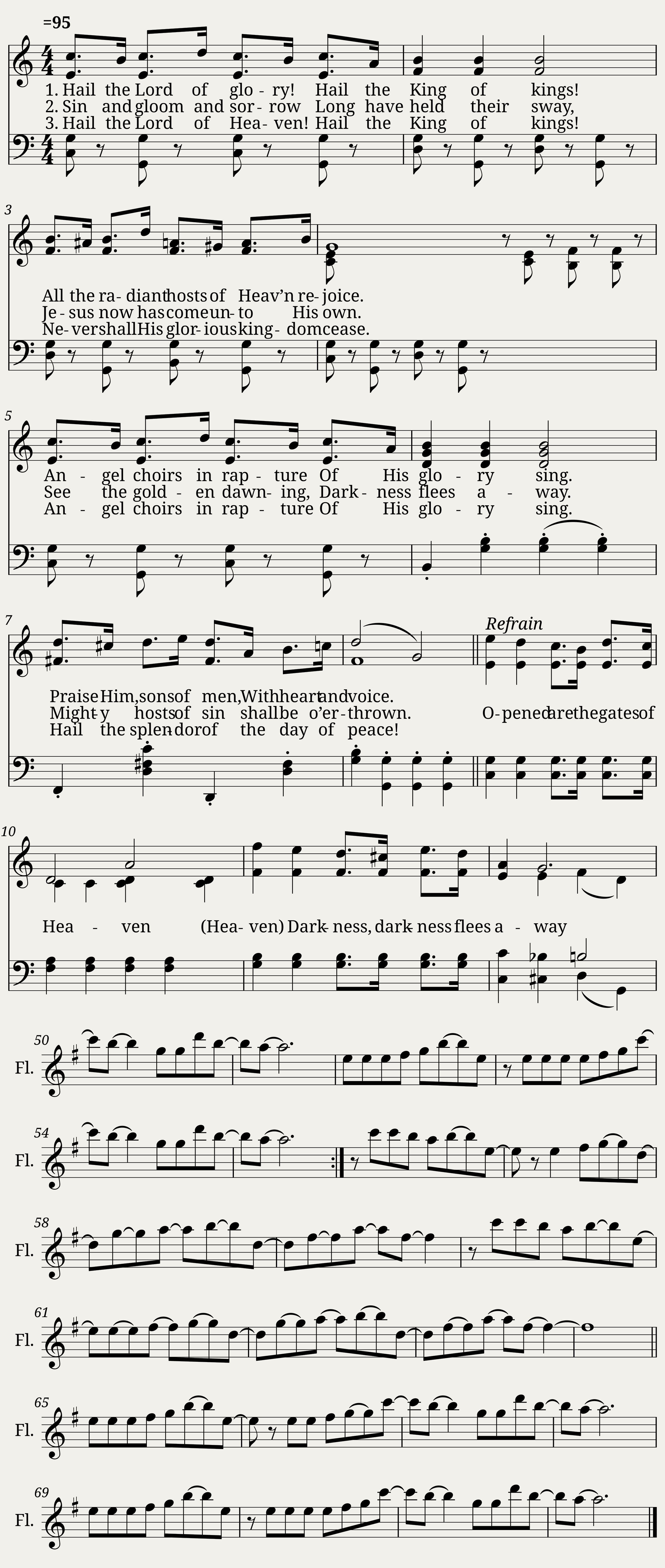 Hail the lord of glory - Adam Geibel