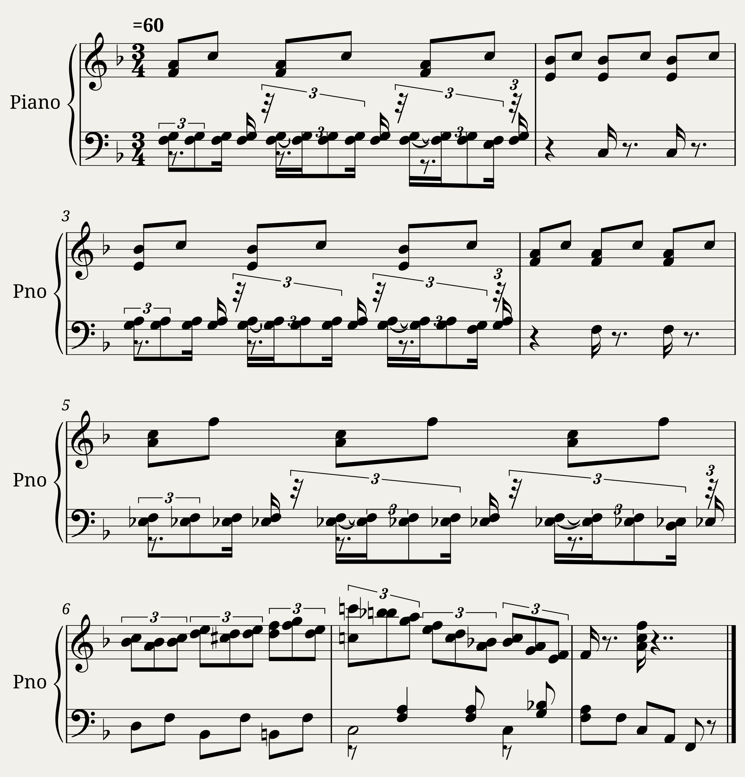 160 Eight-Measure Exercises, No. 6