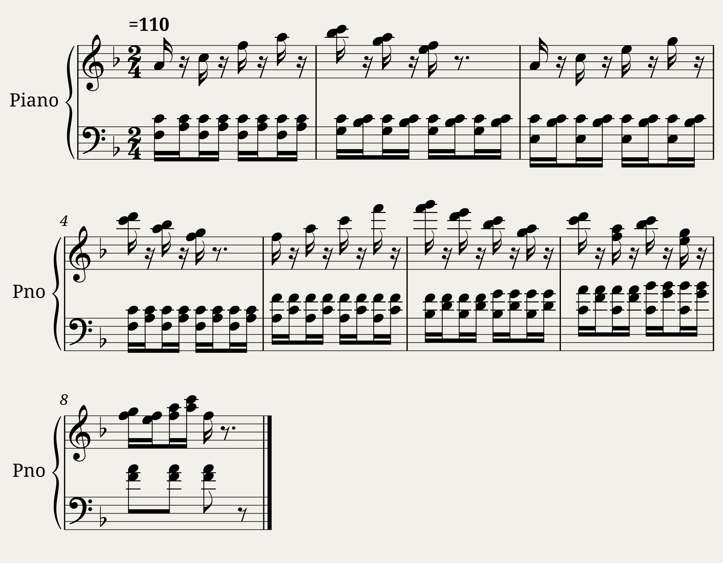 160 Eight-Measure Exercises, No. 10