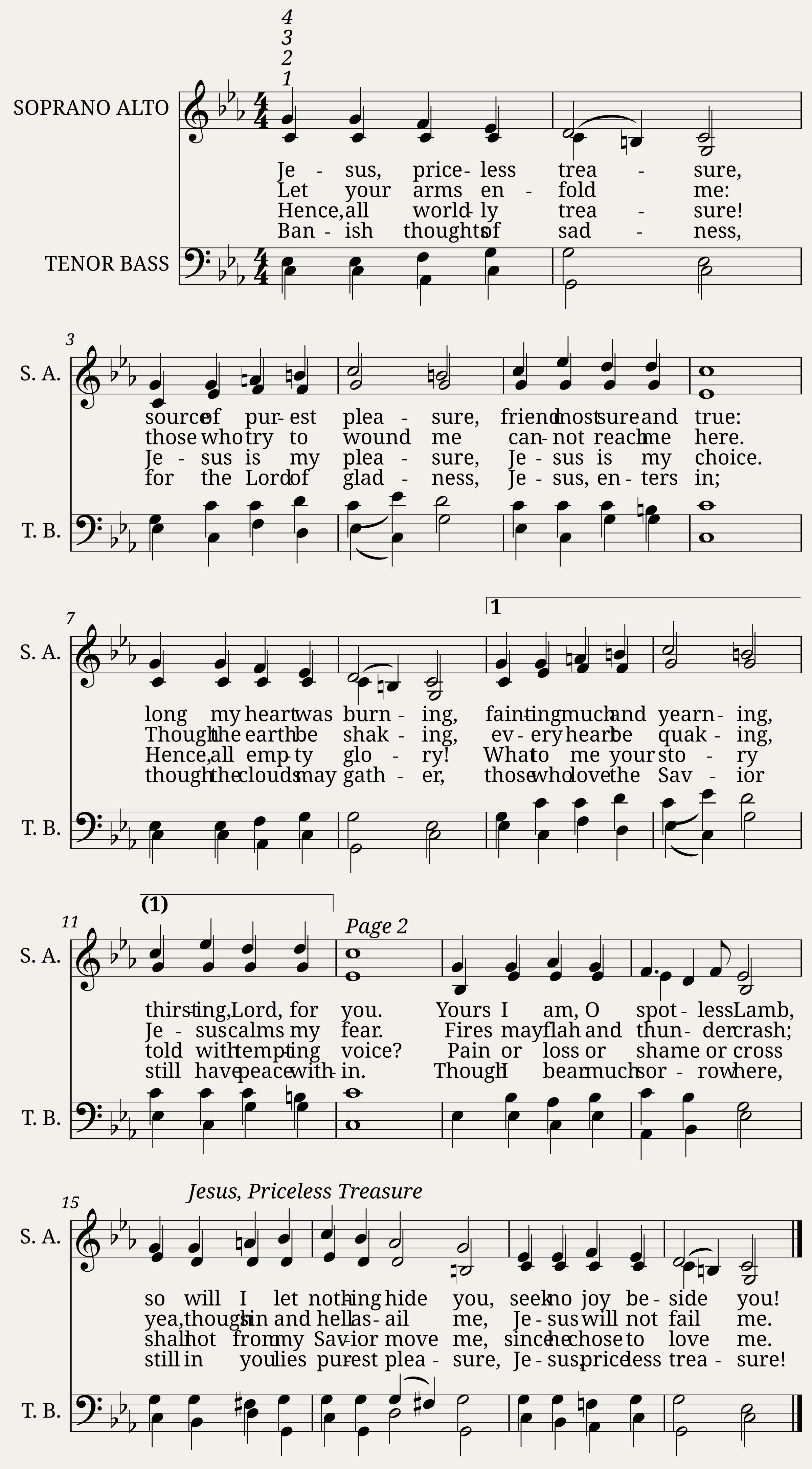 Jesu Meine Freude - Johann Crüger