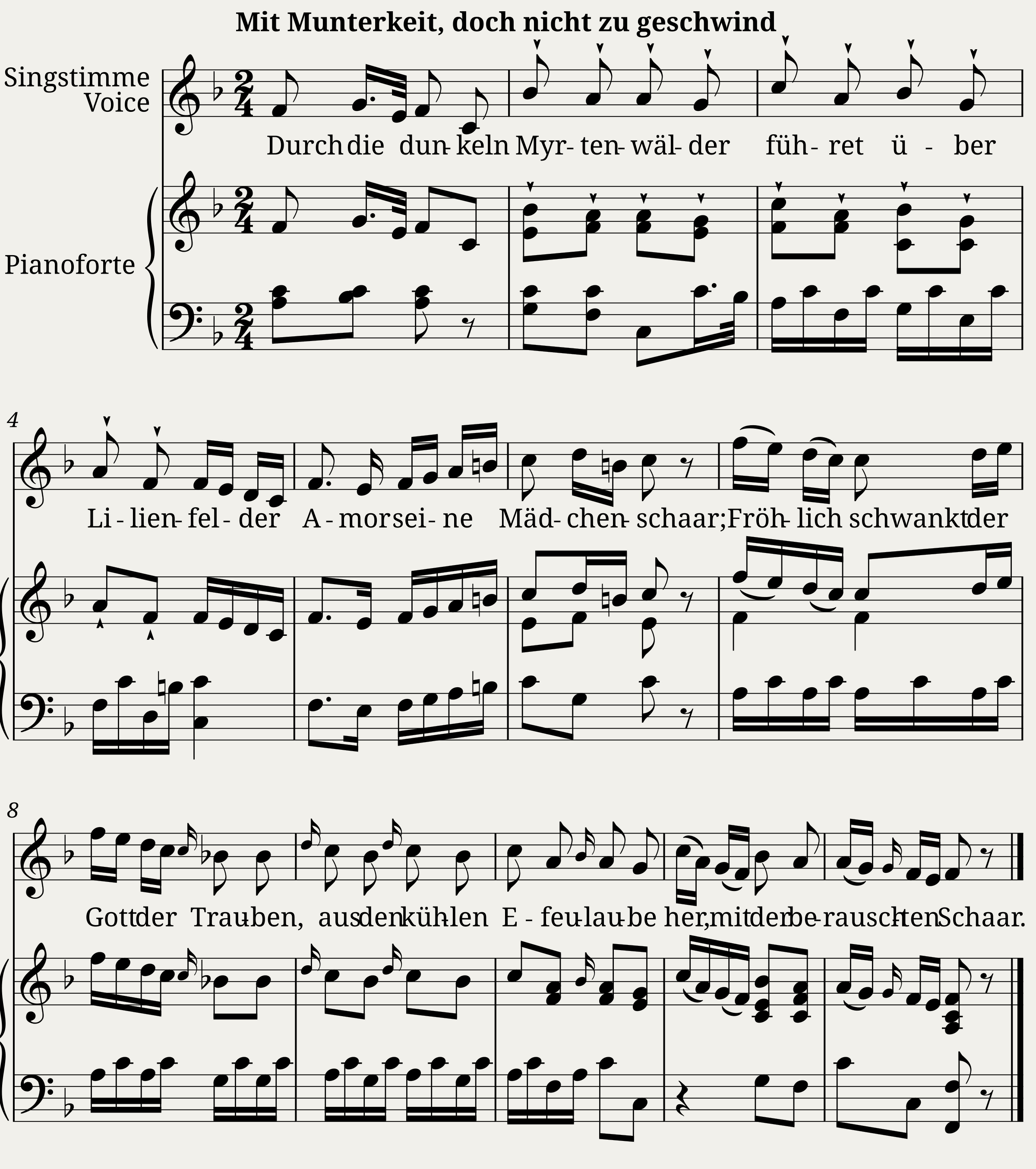 Amor und Bachus