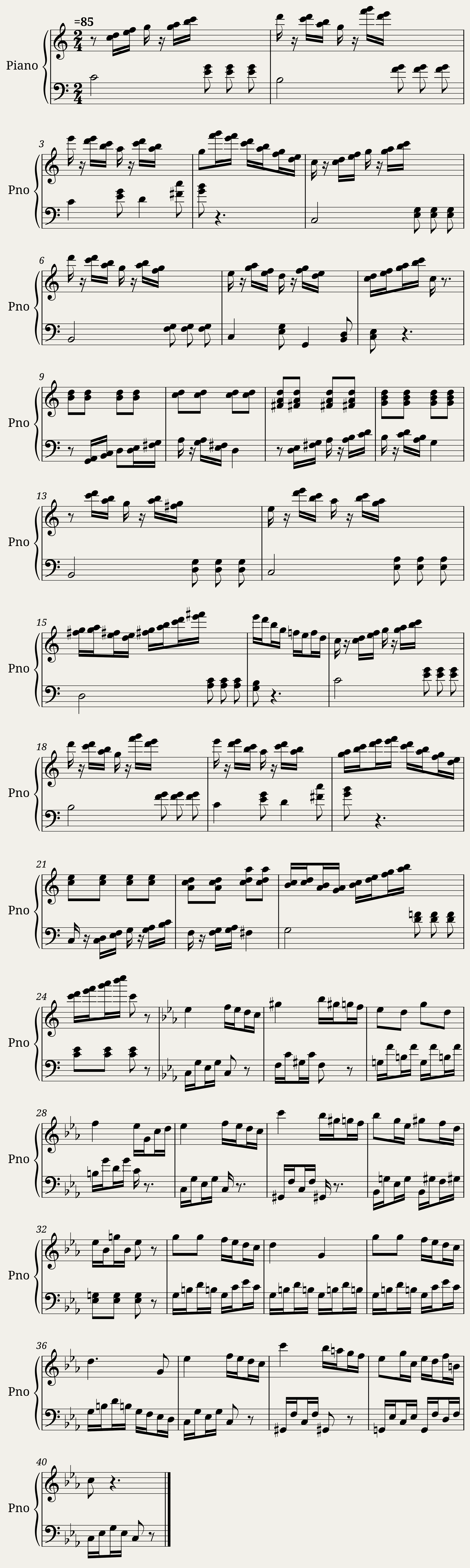 50 Melodische Übungsstücke, No. 5