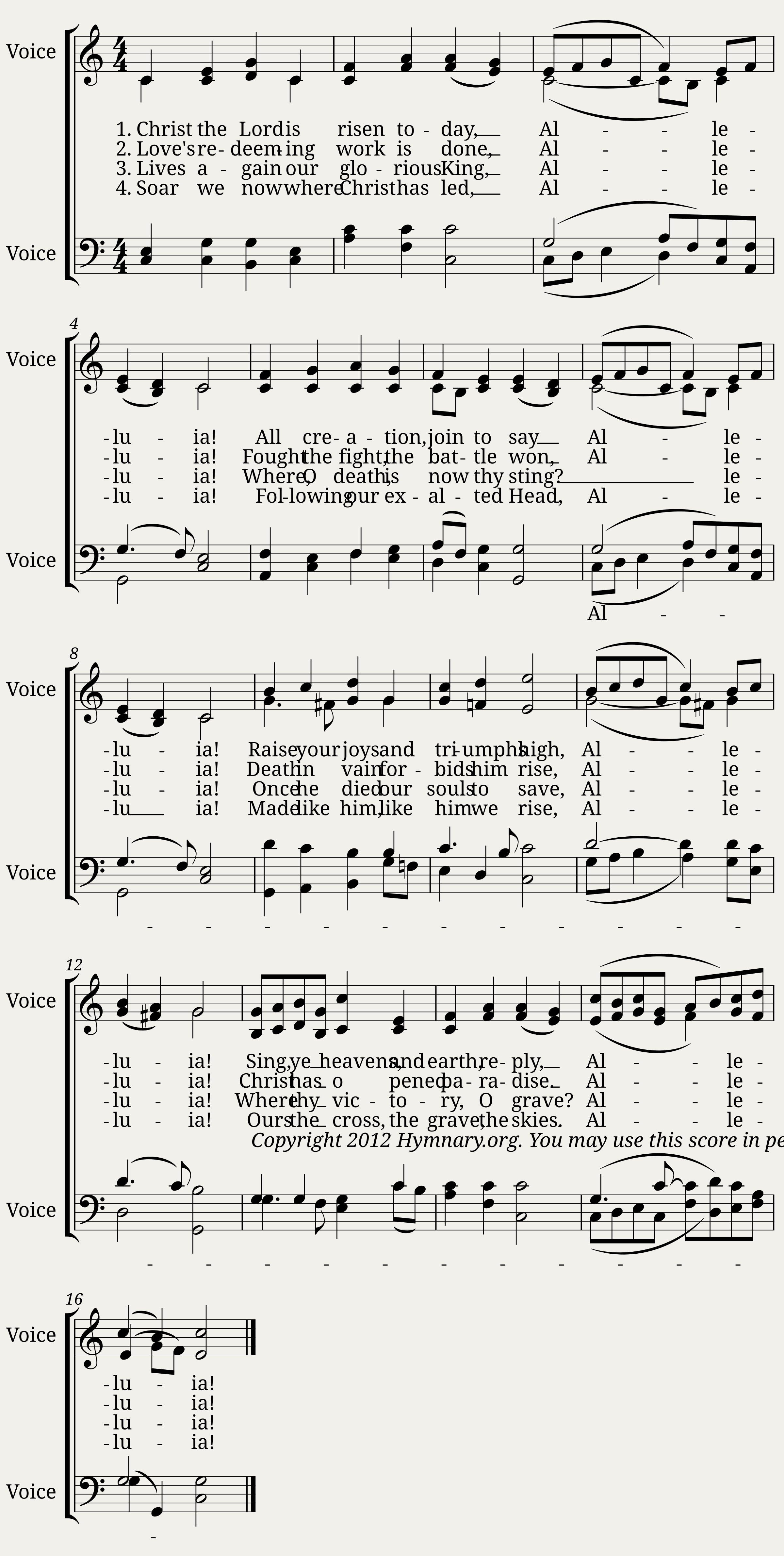 Easter Hymn