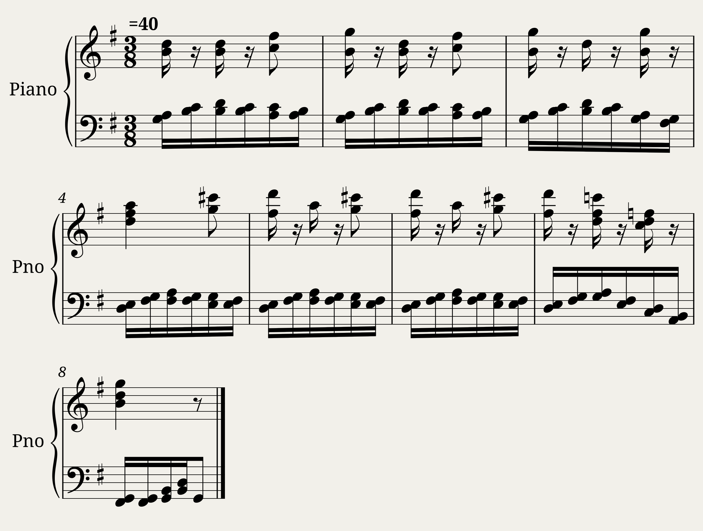 160 Eight-Measure Exercises, No. 18