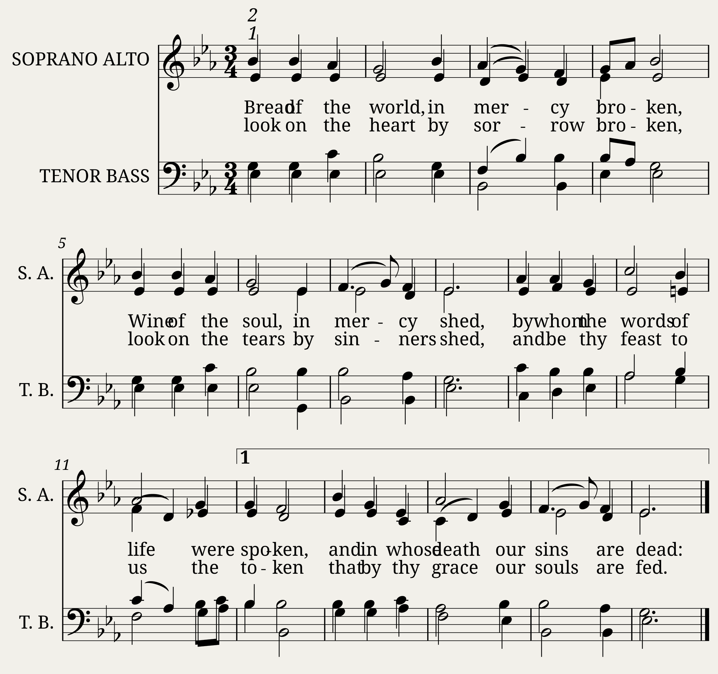 Eucharistic Hymn - J. Sebastian B. Hodges