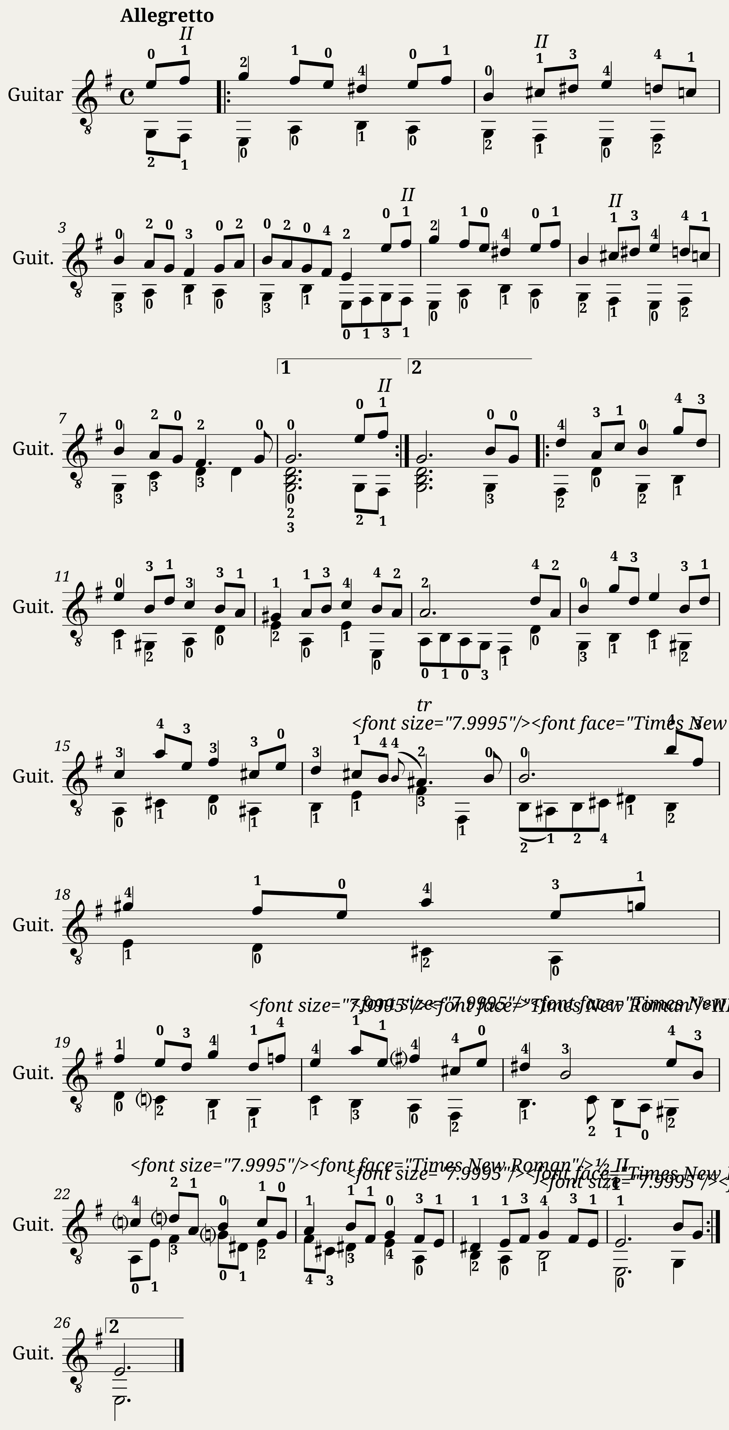 J. S. Bach - Bourrée in E minor BWV 996