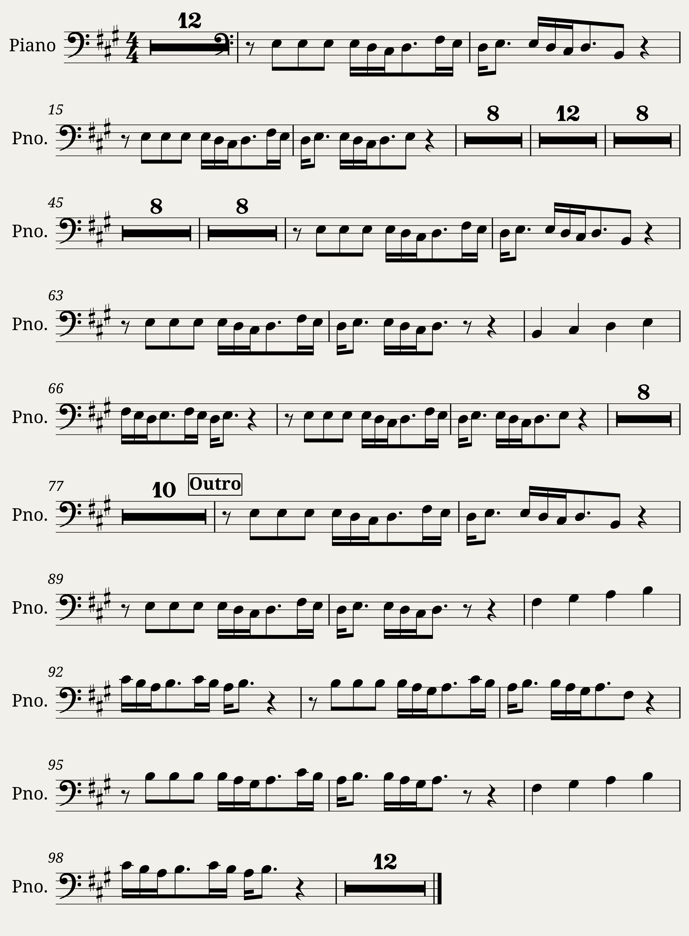 Love You Madly Cake - Trombone Accompaniment