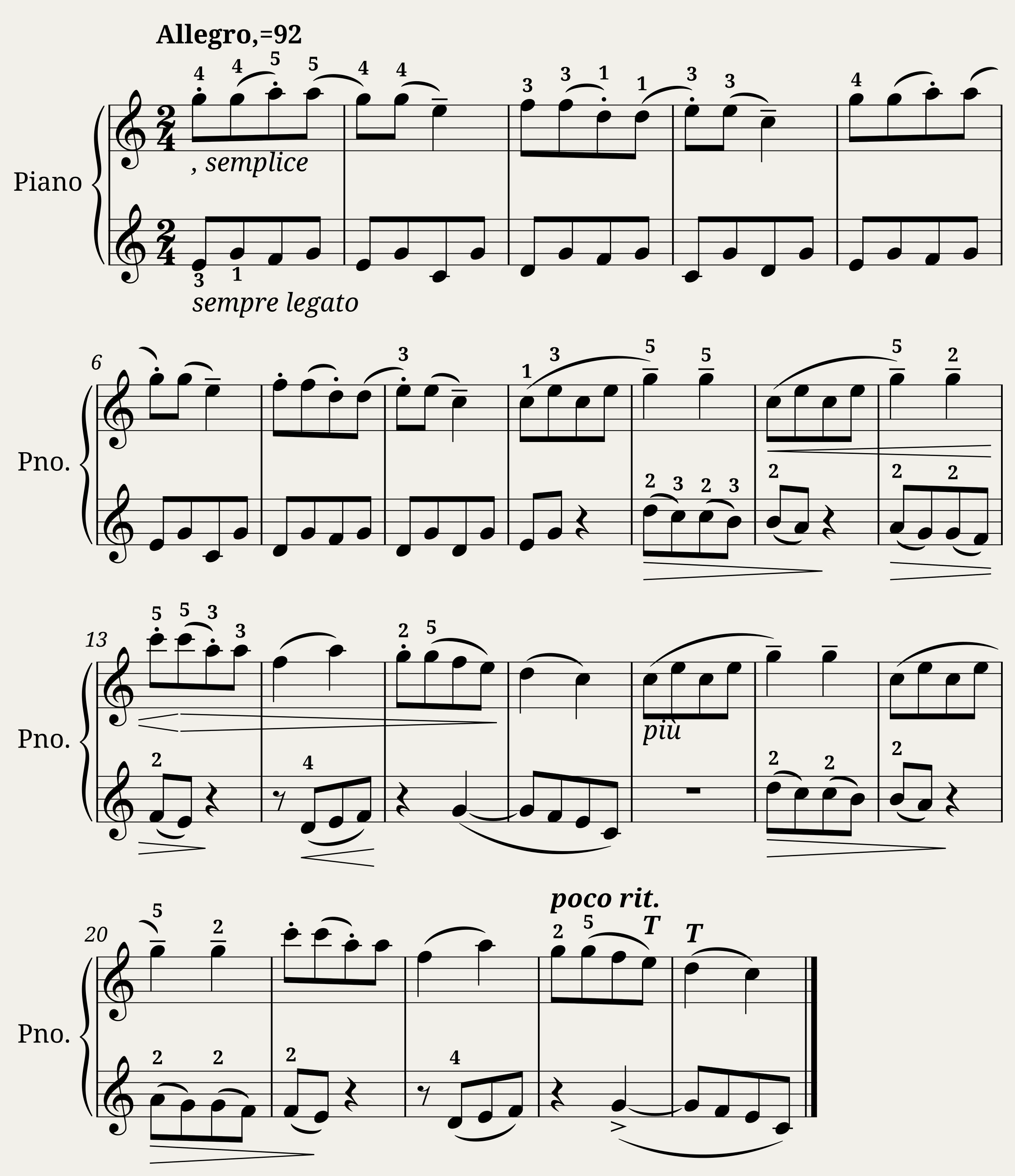 B. Bartok For Children Vol 1 Nr 1 Children at Play