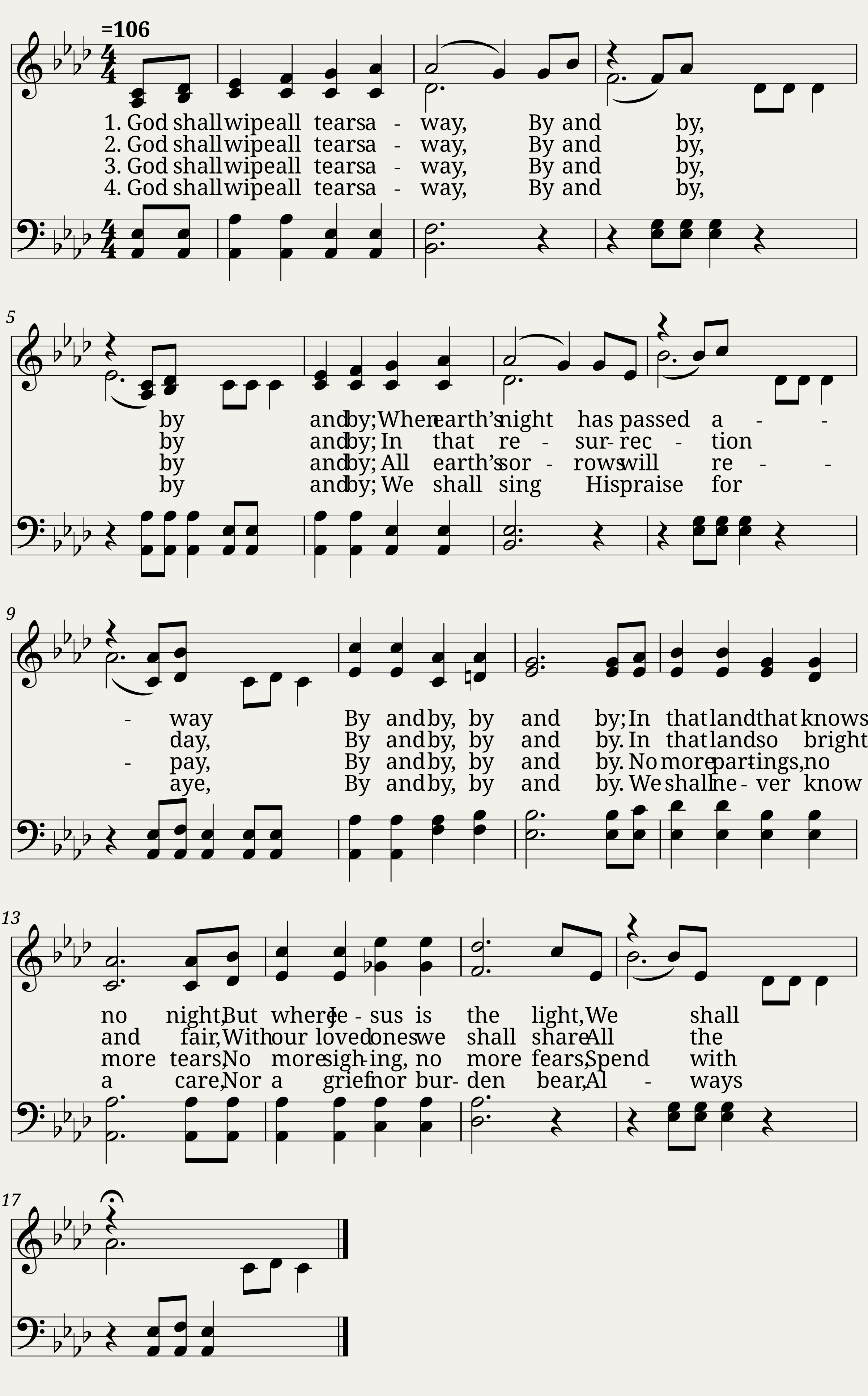 God shall wipe all tears away - Alexander B. Morton
