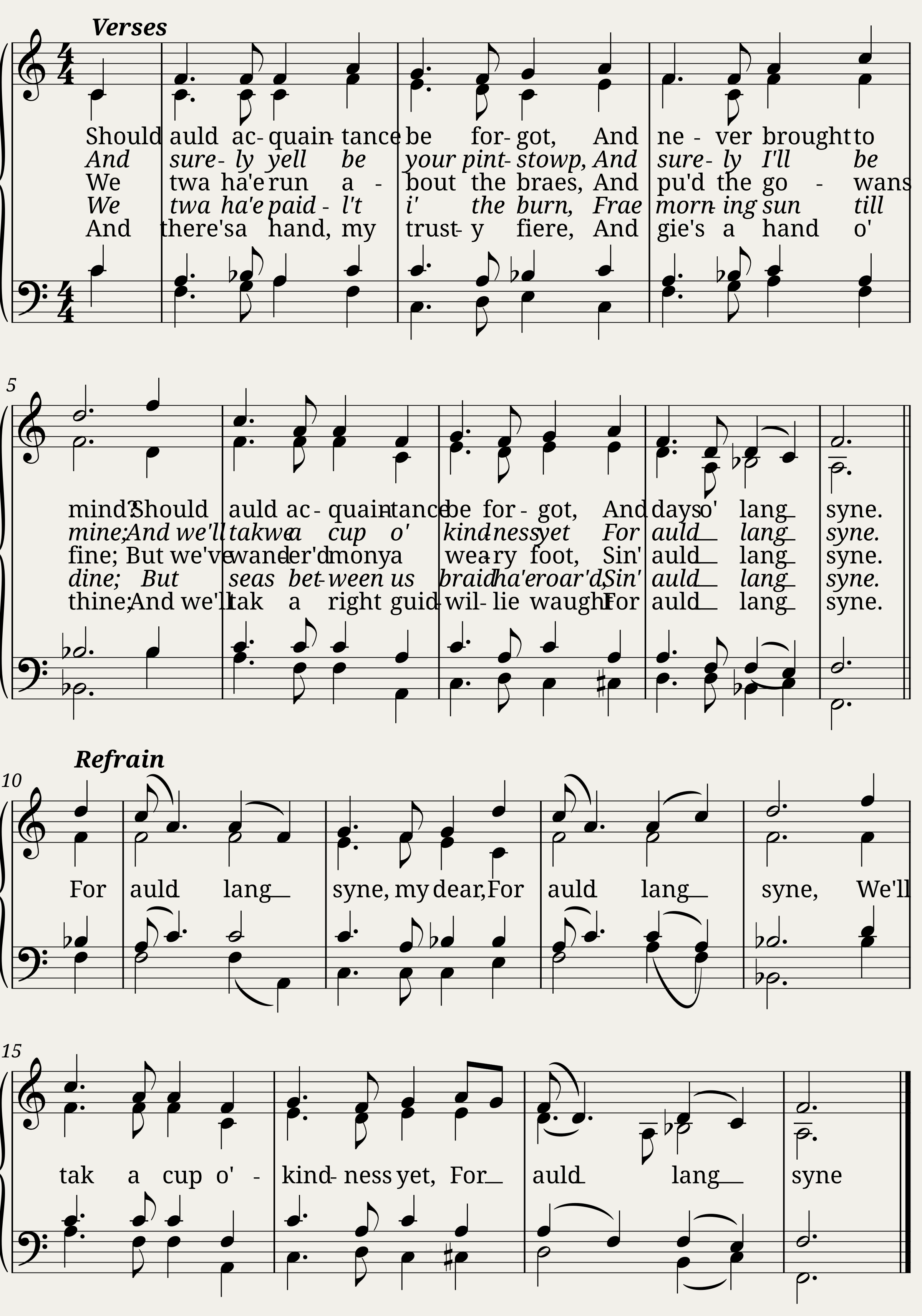 Auld Lang Syne