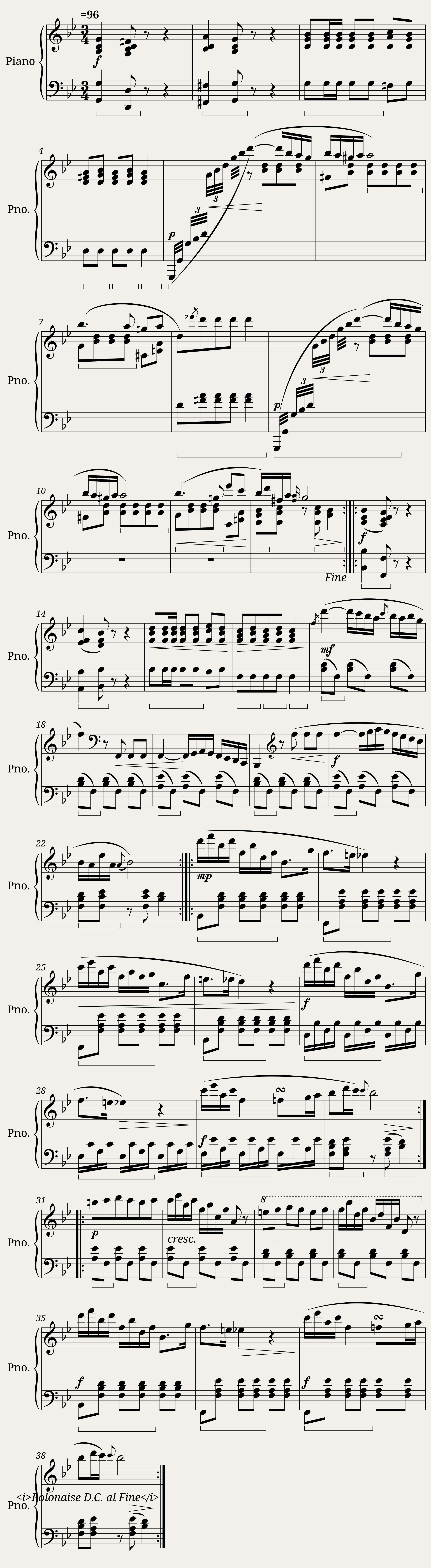 Polonaise In G Minor