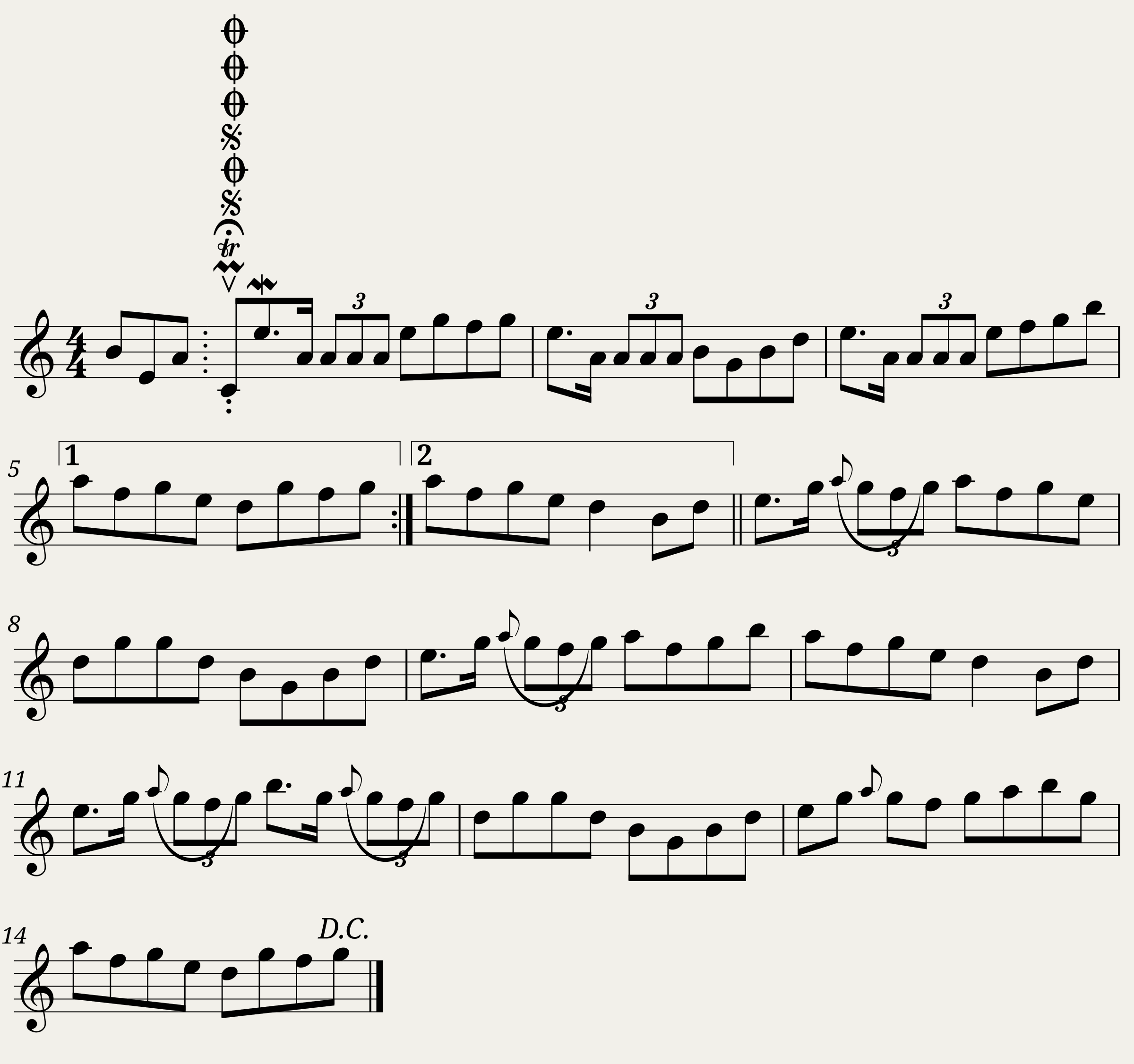 The Merry Harriers (2nd Setting) (reel) 1339