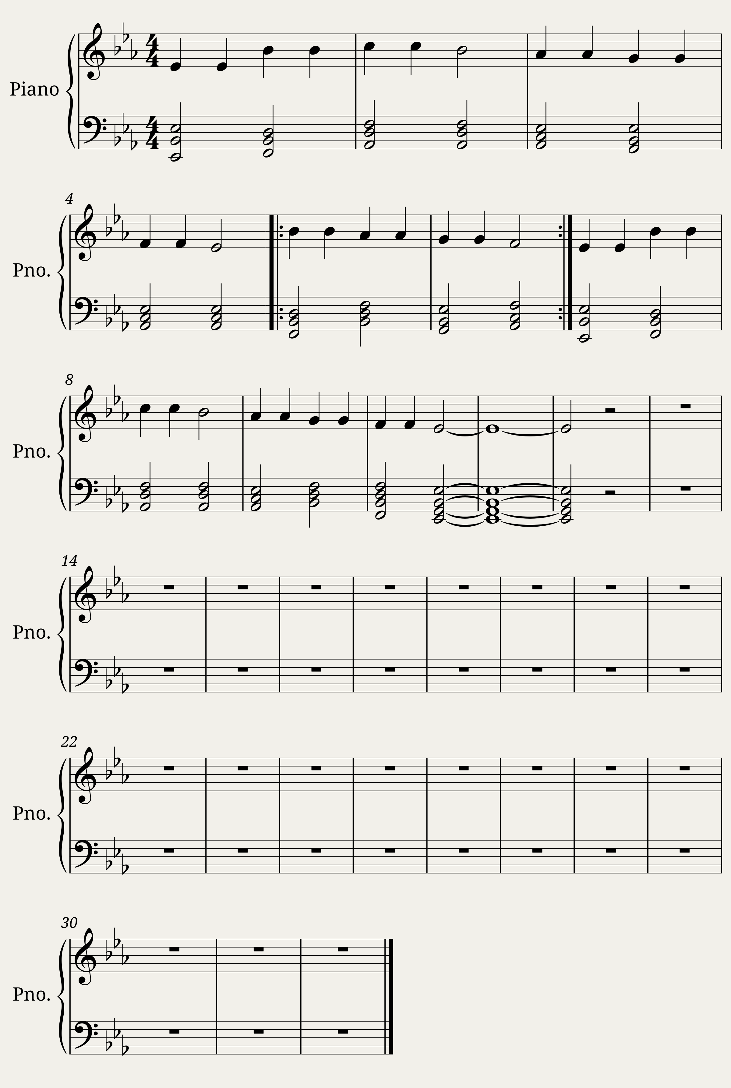 Twinkle Twinkle Little Star (with accompaniment)