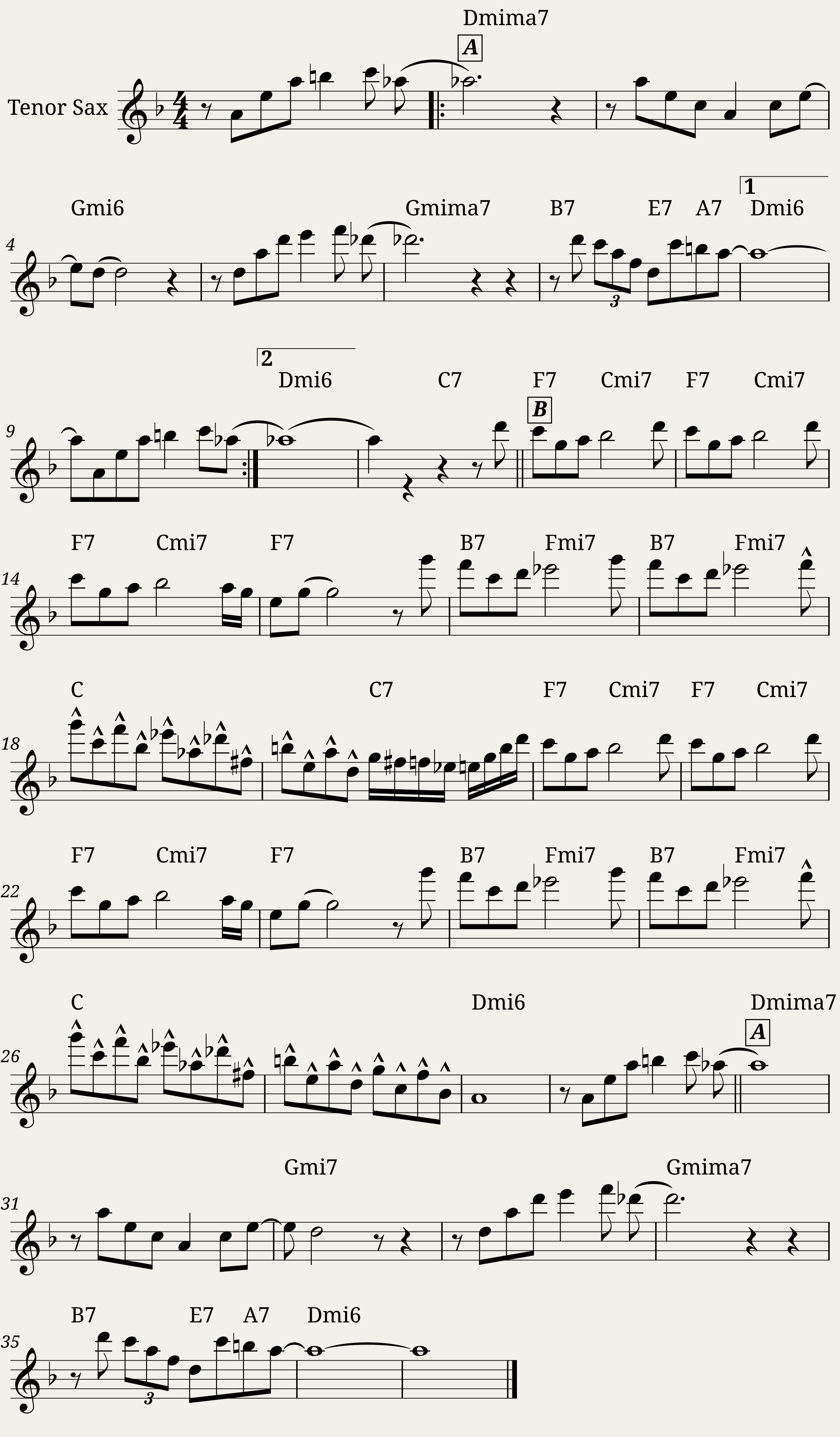 Harlem Nocturne-D minor
