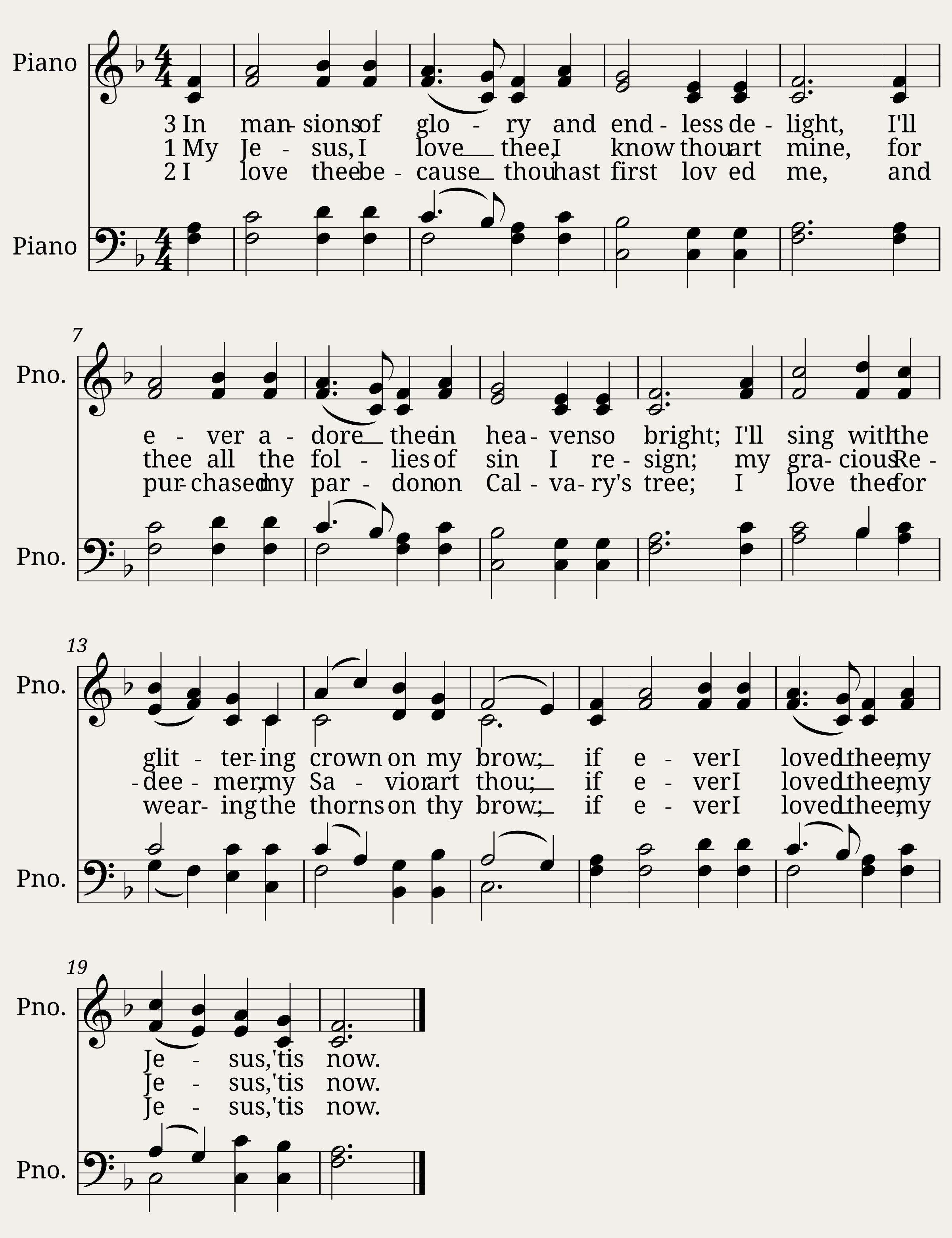 My Jesus I love Thee I know Thou art mine (Gordon) - A. J. Gordon
