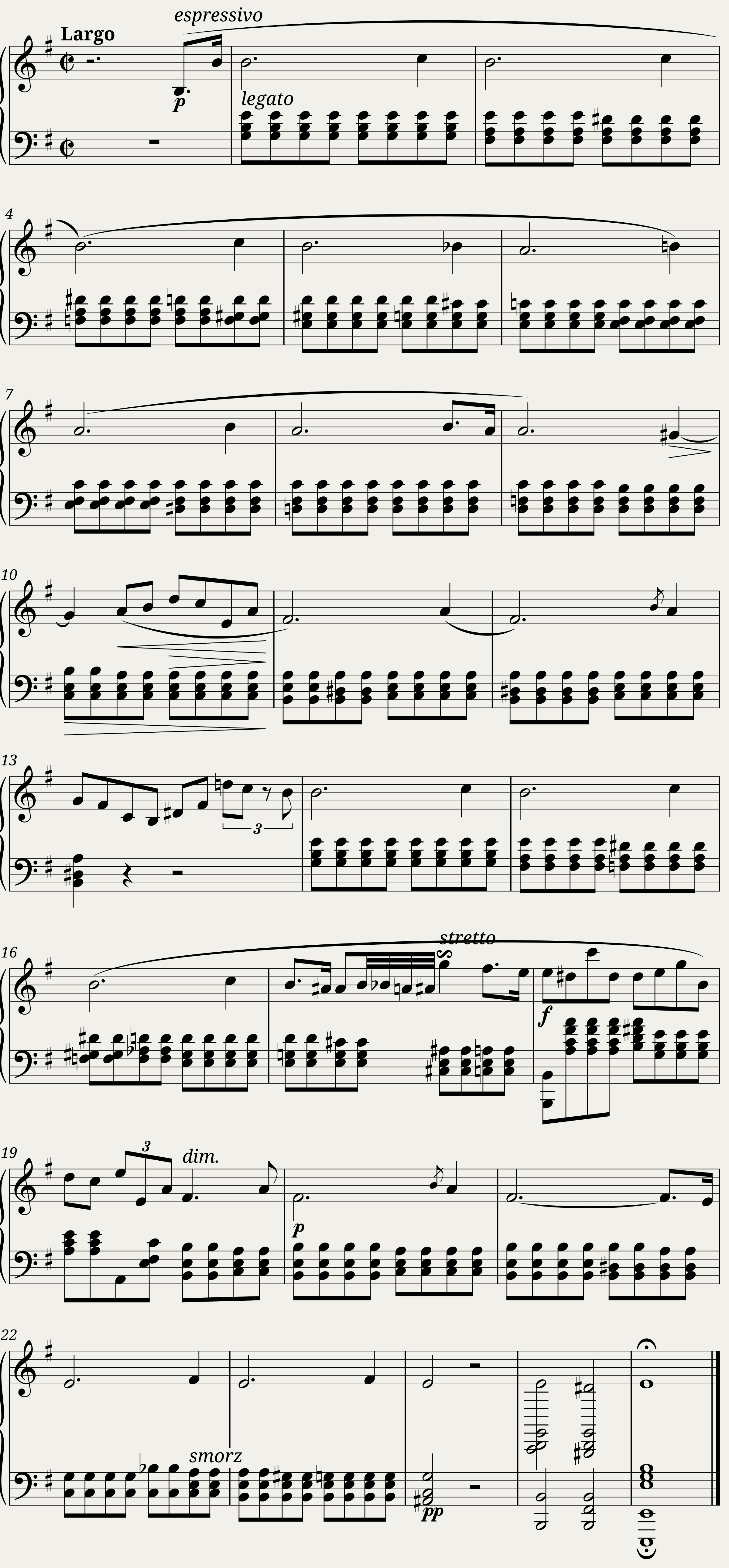Chopin Prélude Op 28 No 4