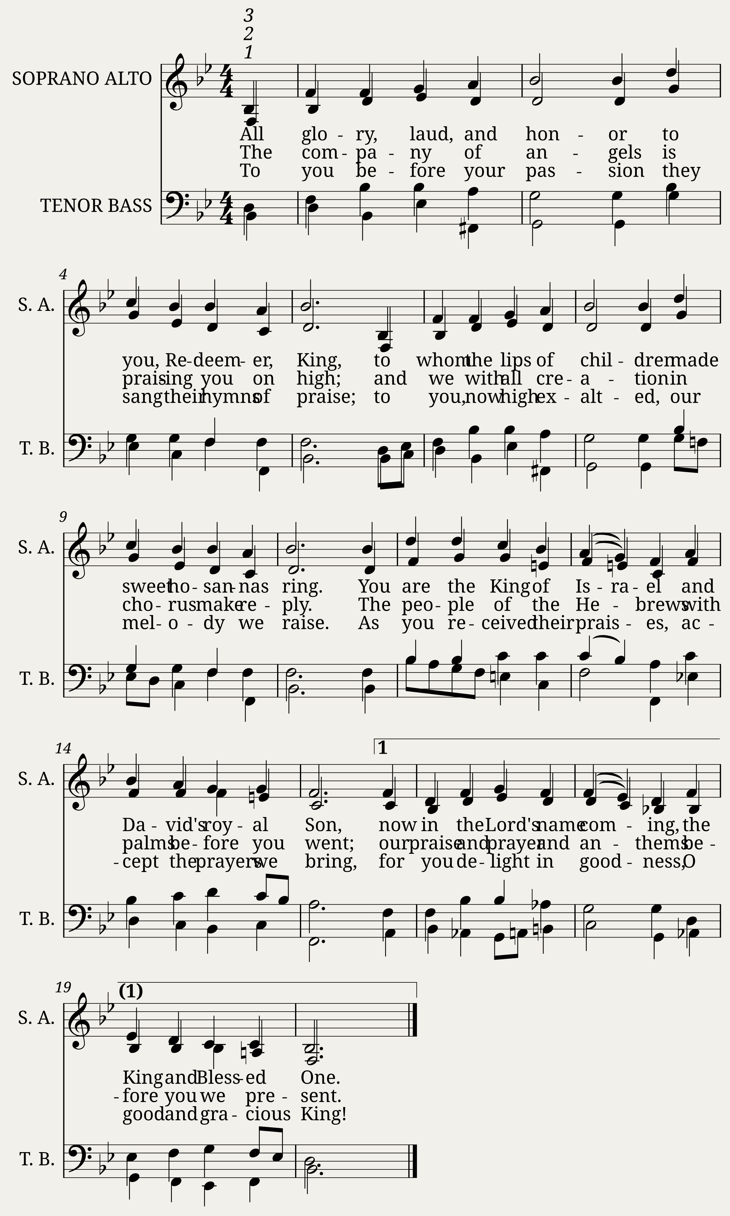ST. THEODULPH (Teschner) - Melchior Teschner