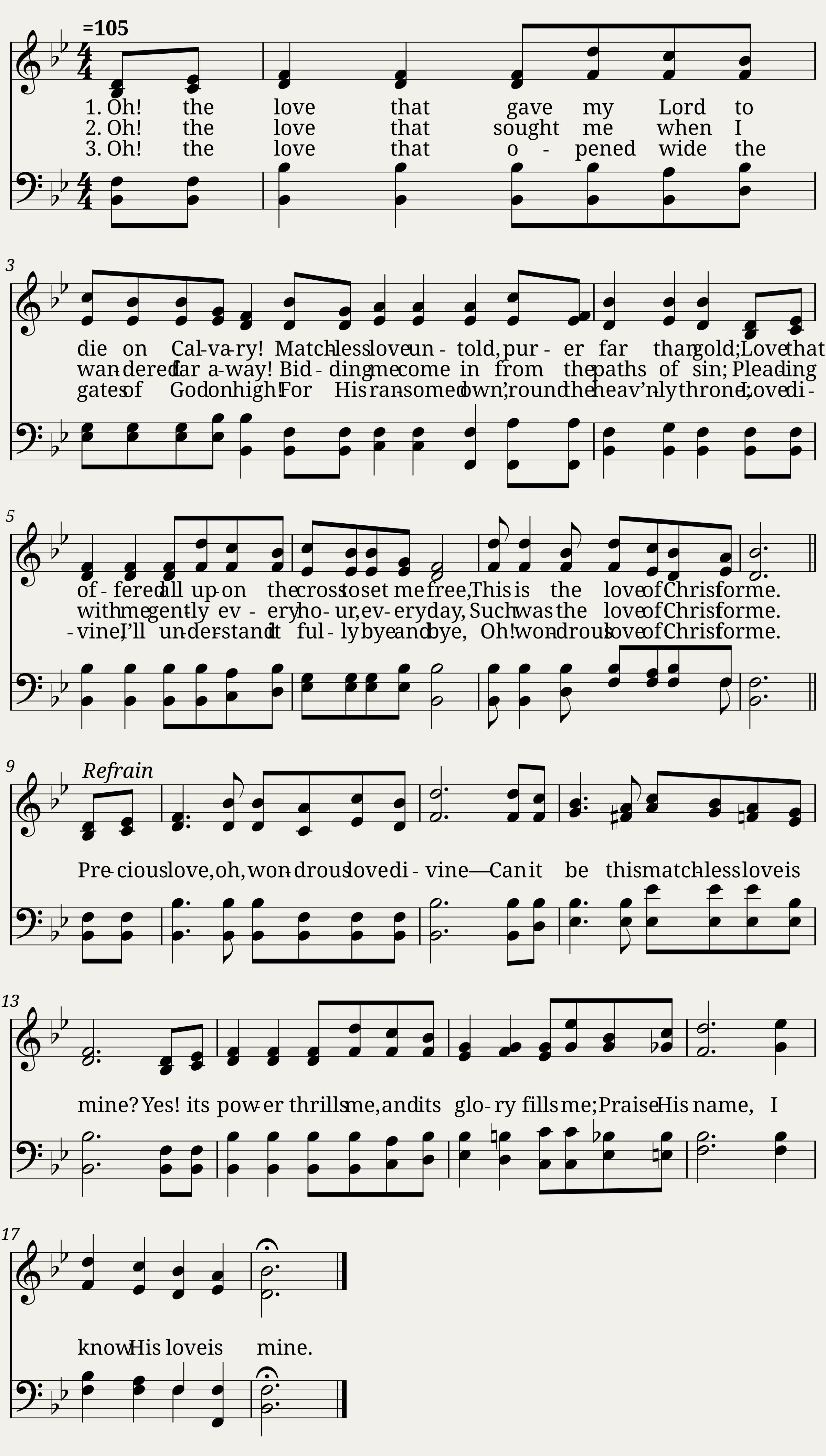 I know his love is mine - Albert A. Ketchum