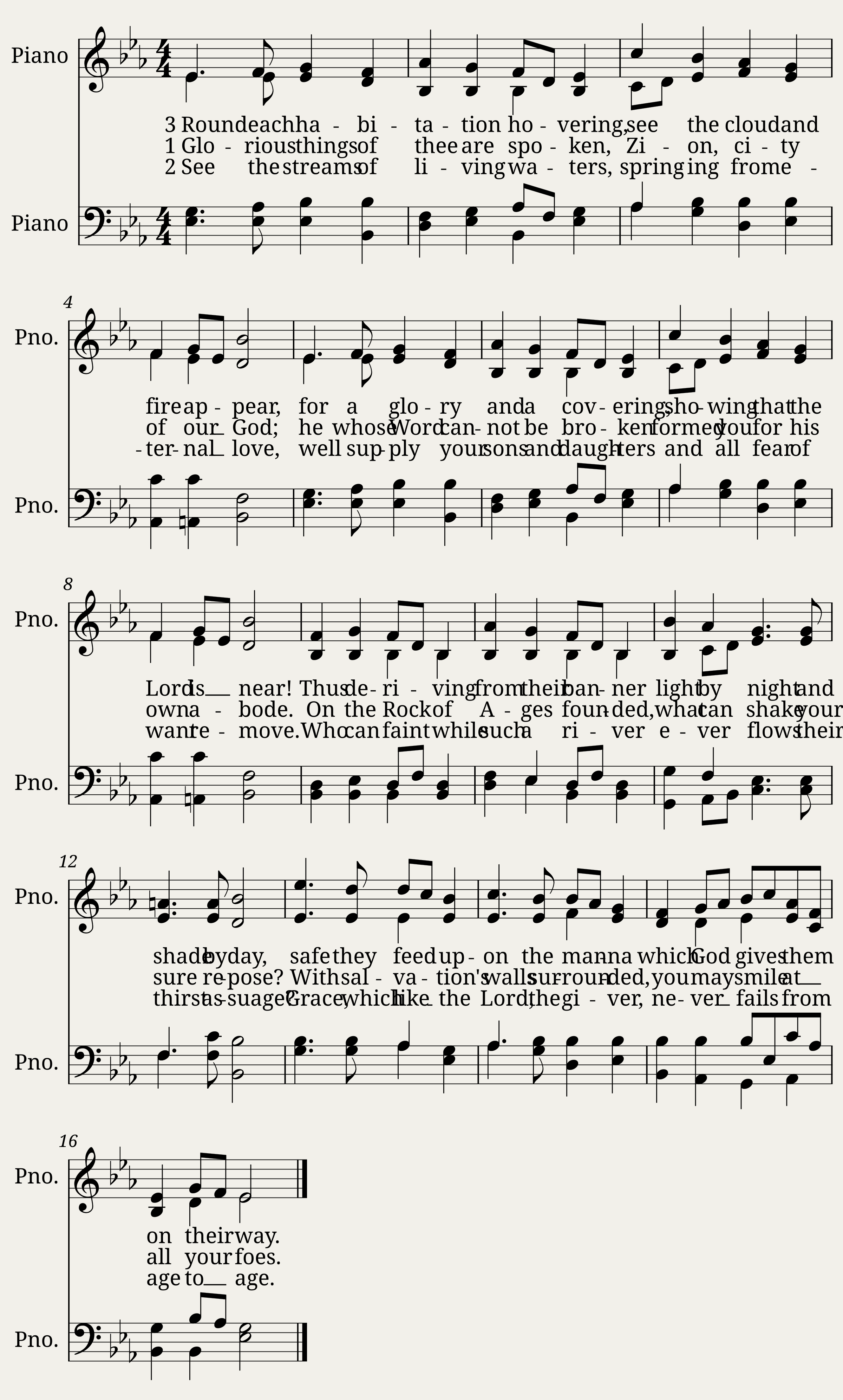 Glorious Things of Thee Are Spoken - John Newton