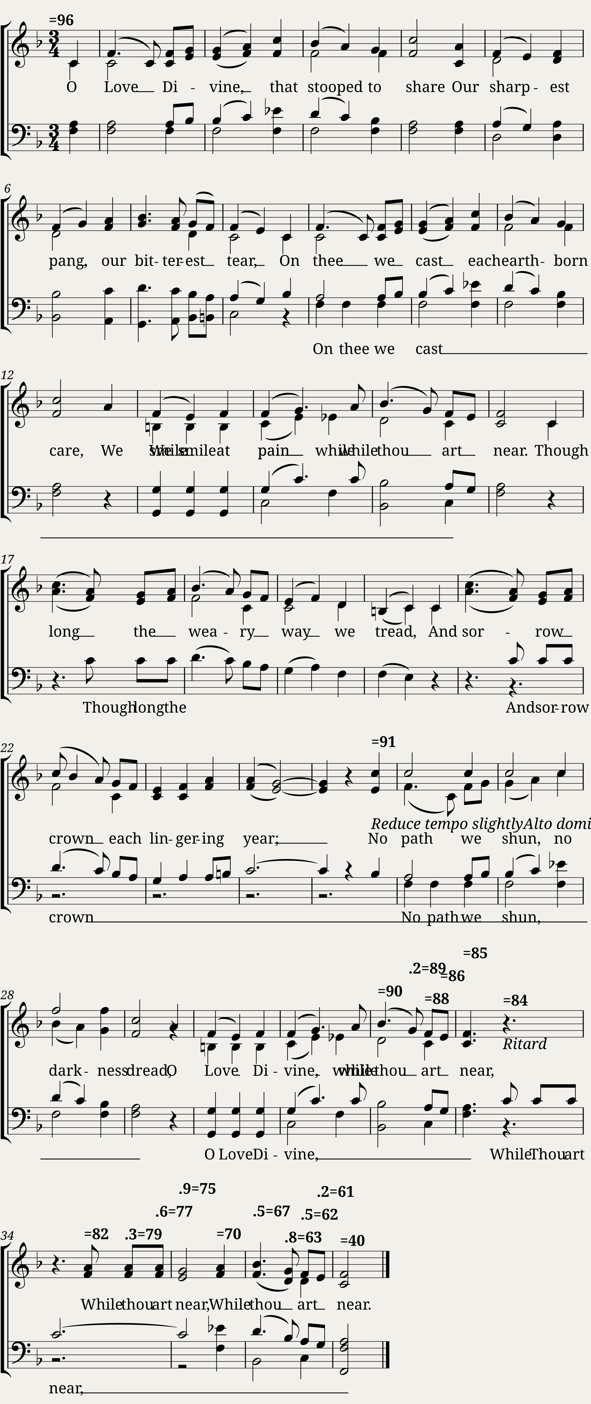 O Love Divine (Mendelssohn)