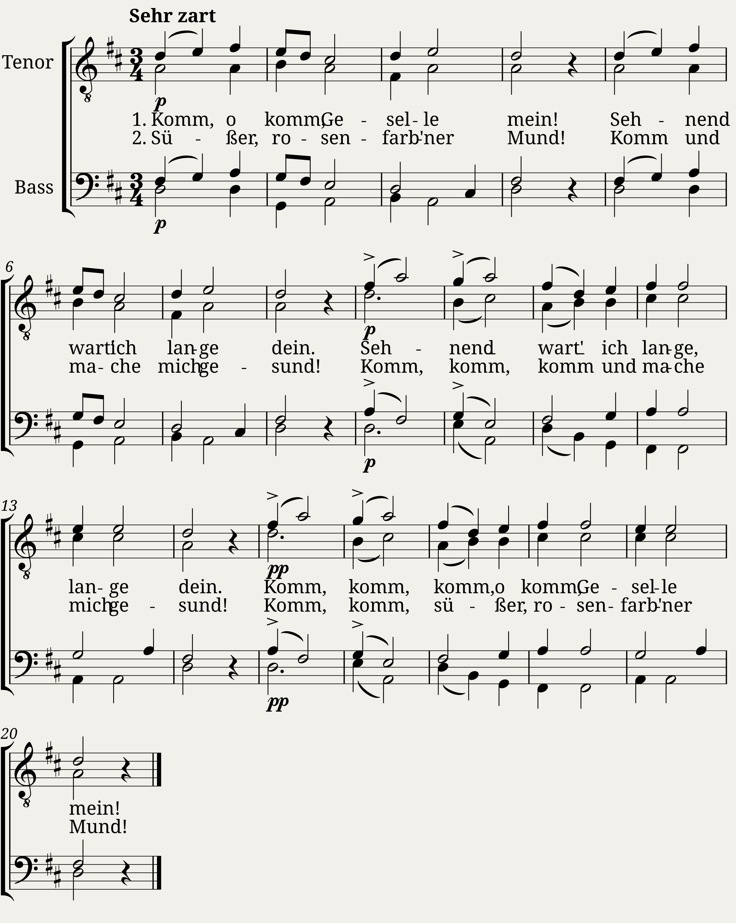 Minnelied Kumme kum Geselle min (arr. of Robins m'aime Robins m'a from Li gieus de Robin et de Marion) - Adam de la Halle