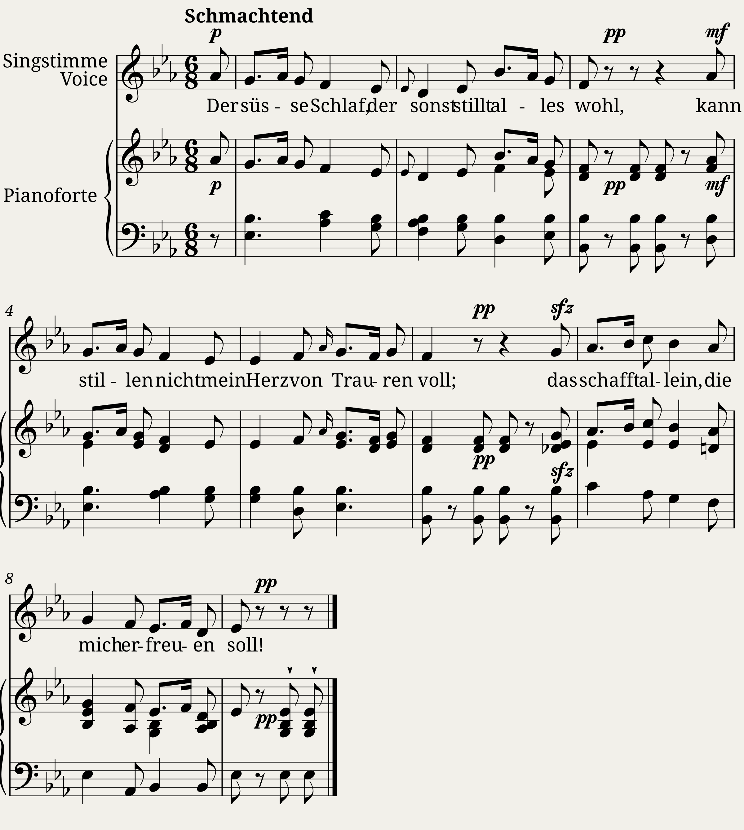 Liedchen der Sehnsucht