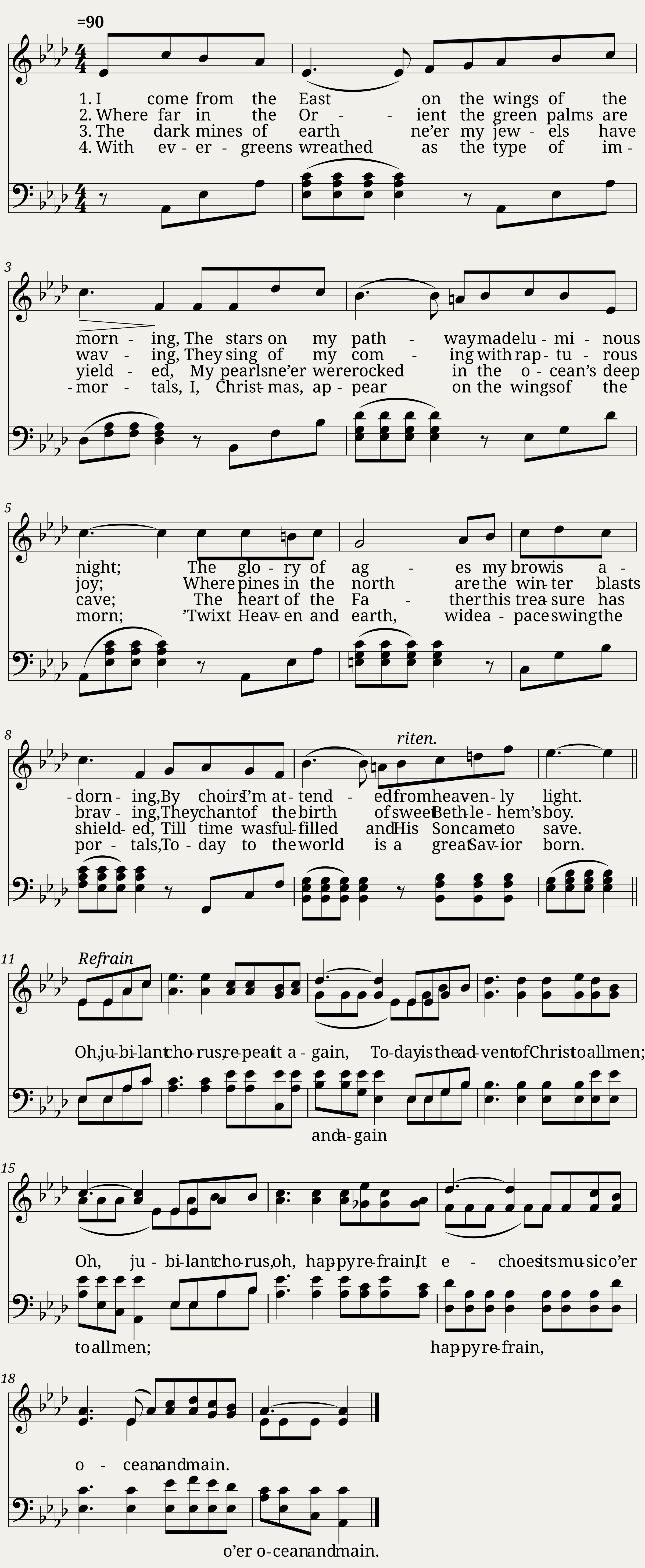 The song of christmas - Gideon Froelich