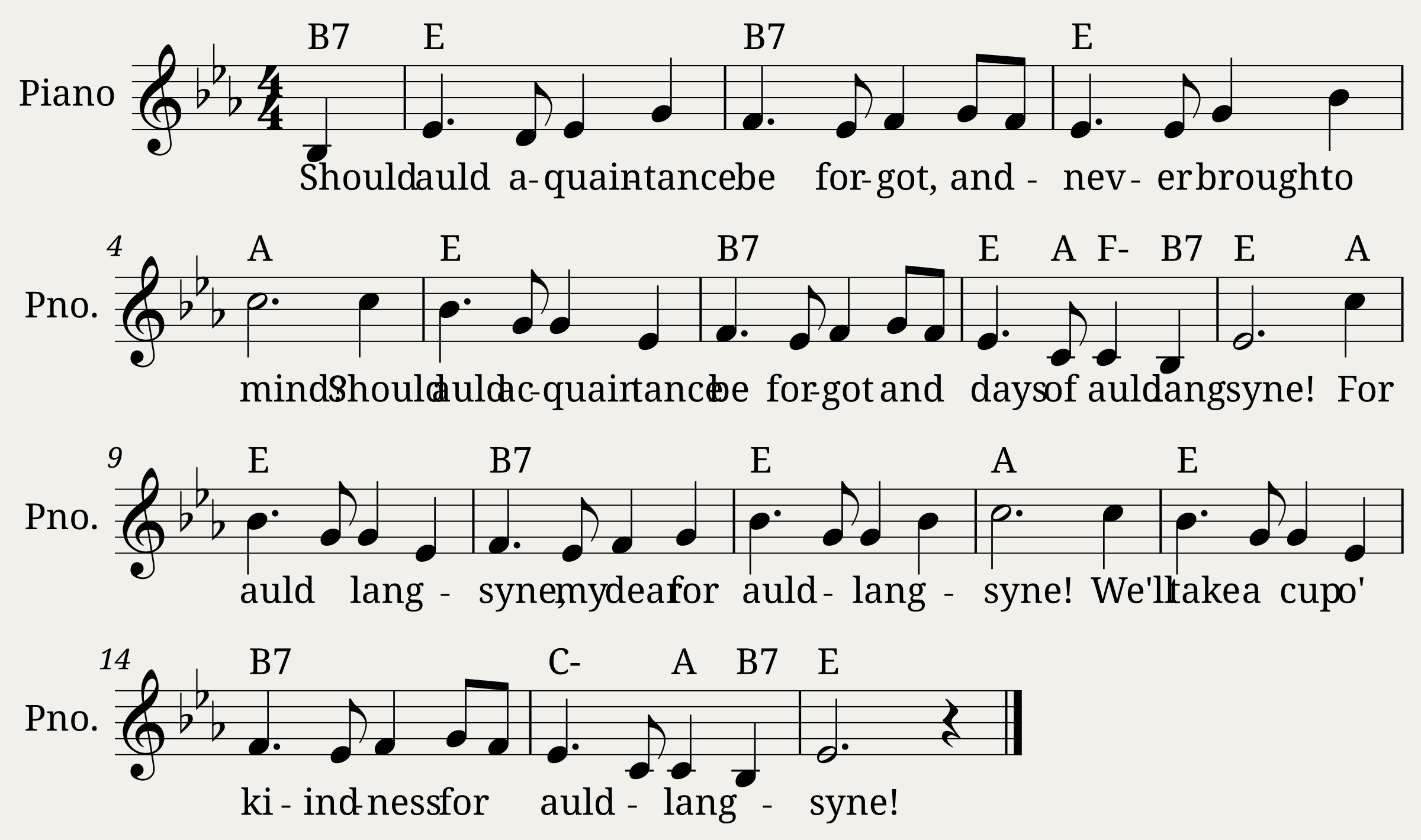 Auld Lang Syne