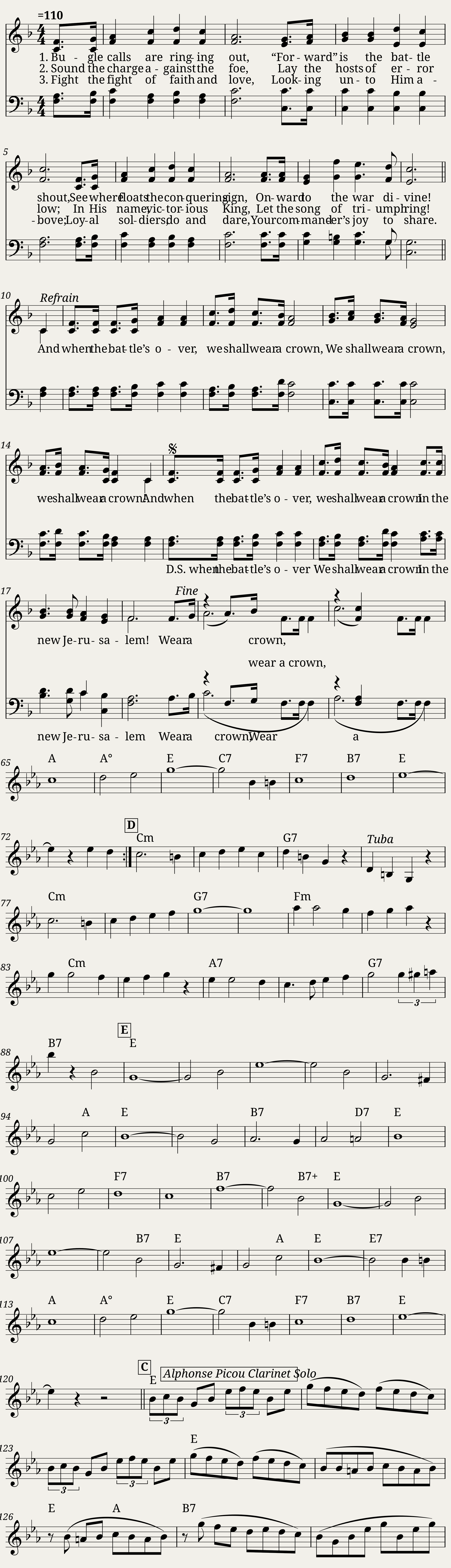 Wear a crown - A. E. Lind