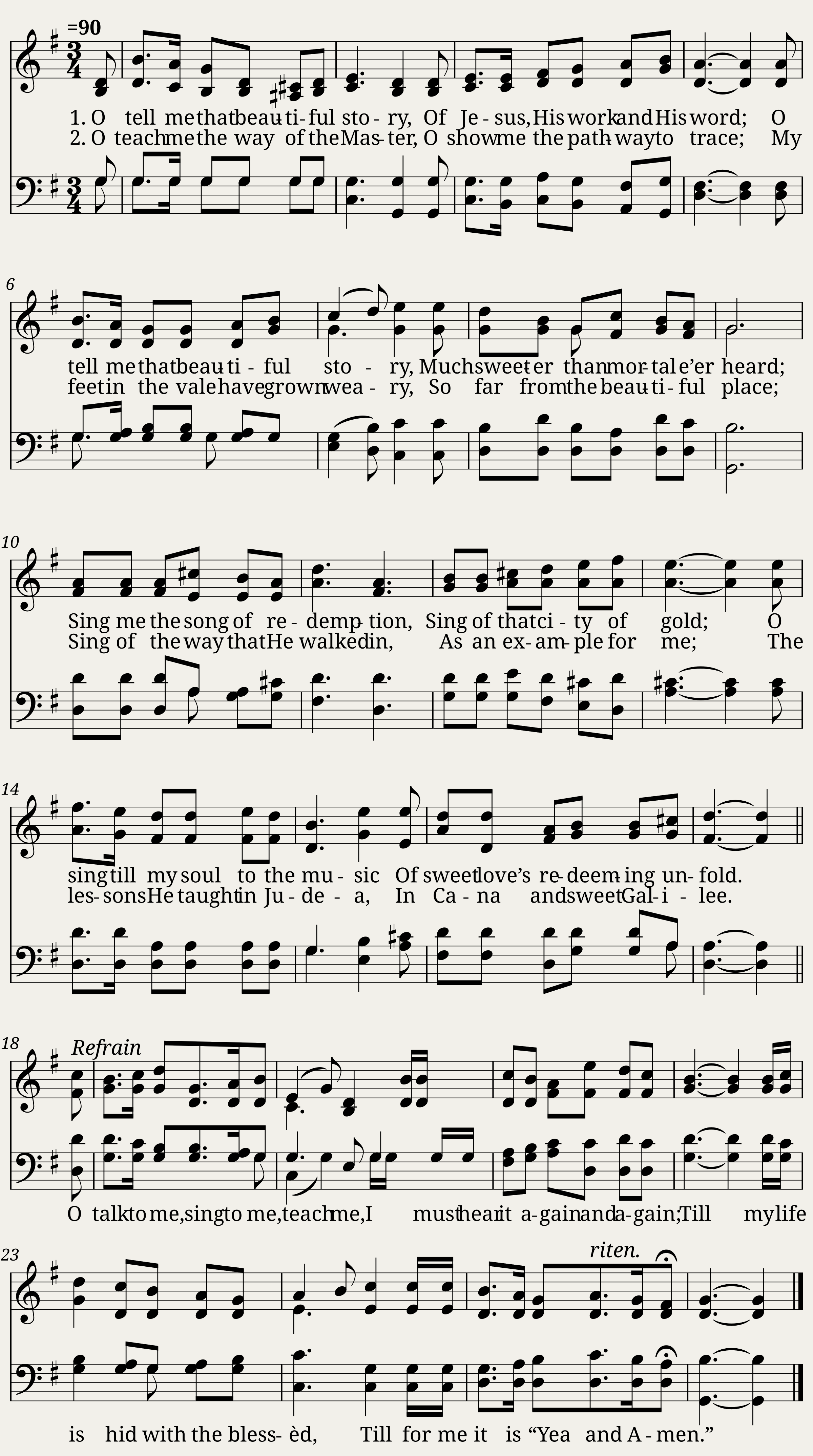 O tell me - A. C. Woodruff