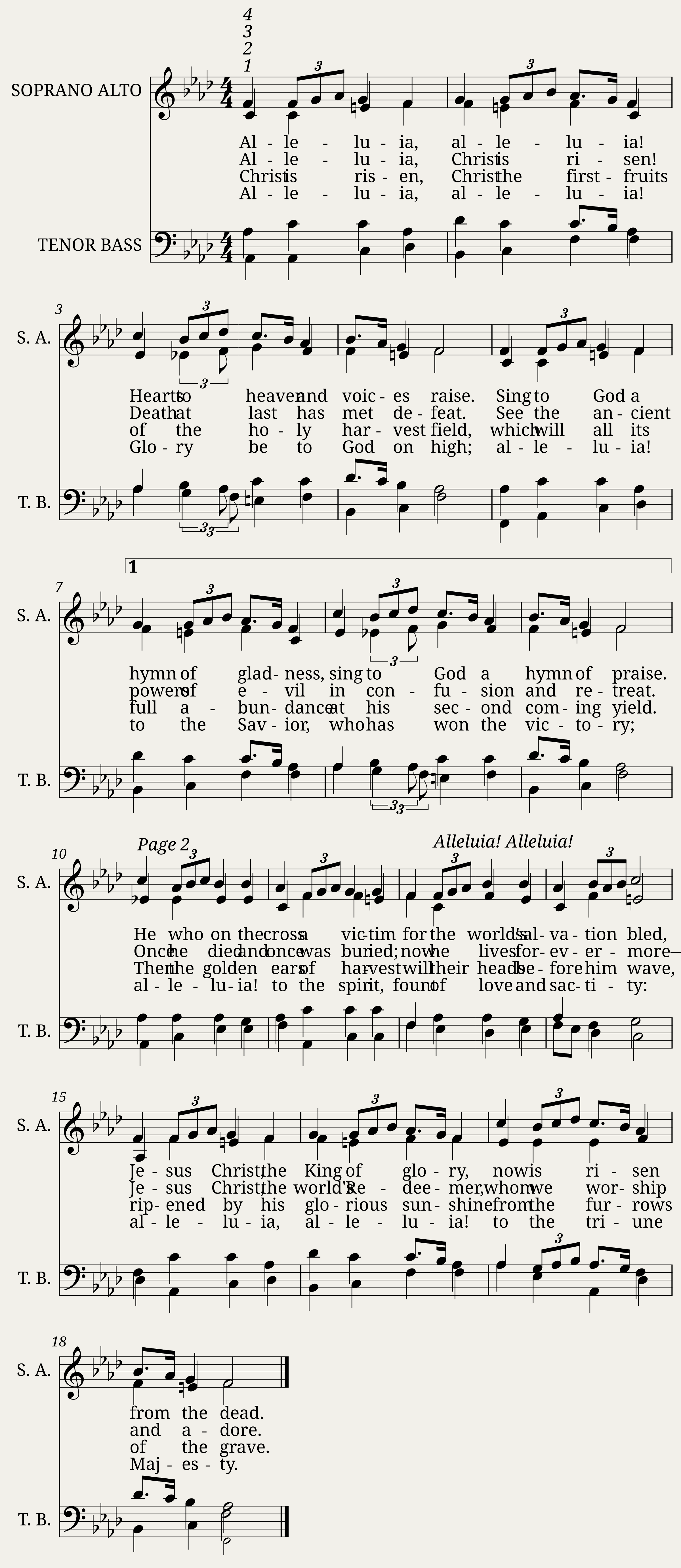 Alleluia! Alleluia! - Christopher Wordsworth