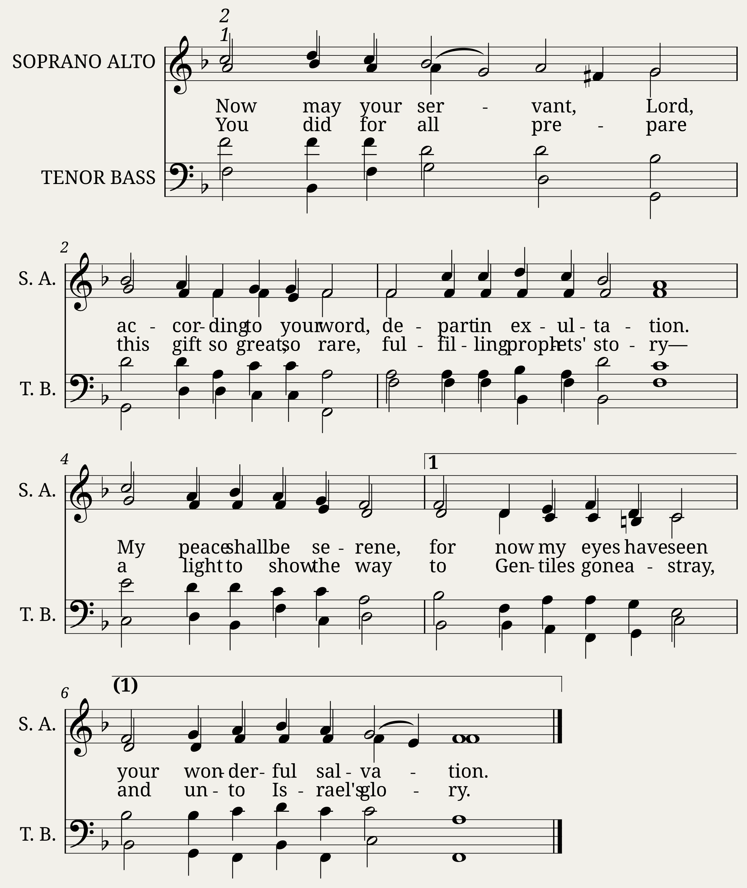 NUNC DIMITTIS (Bourgeois) - Louis Bourgeois