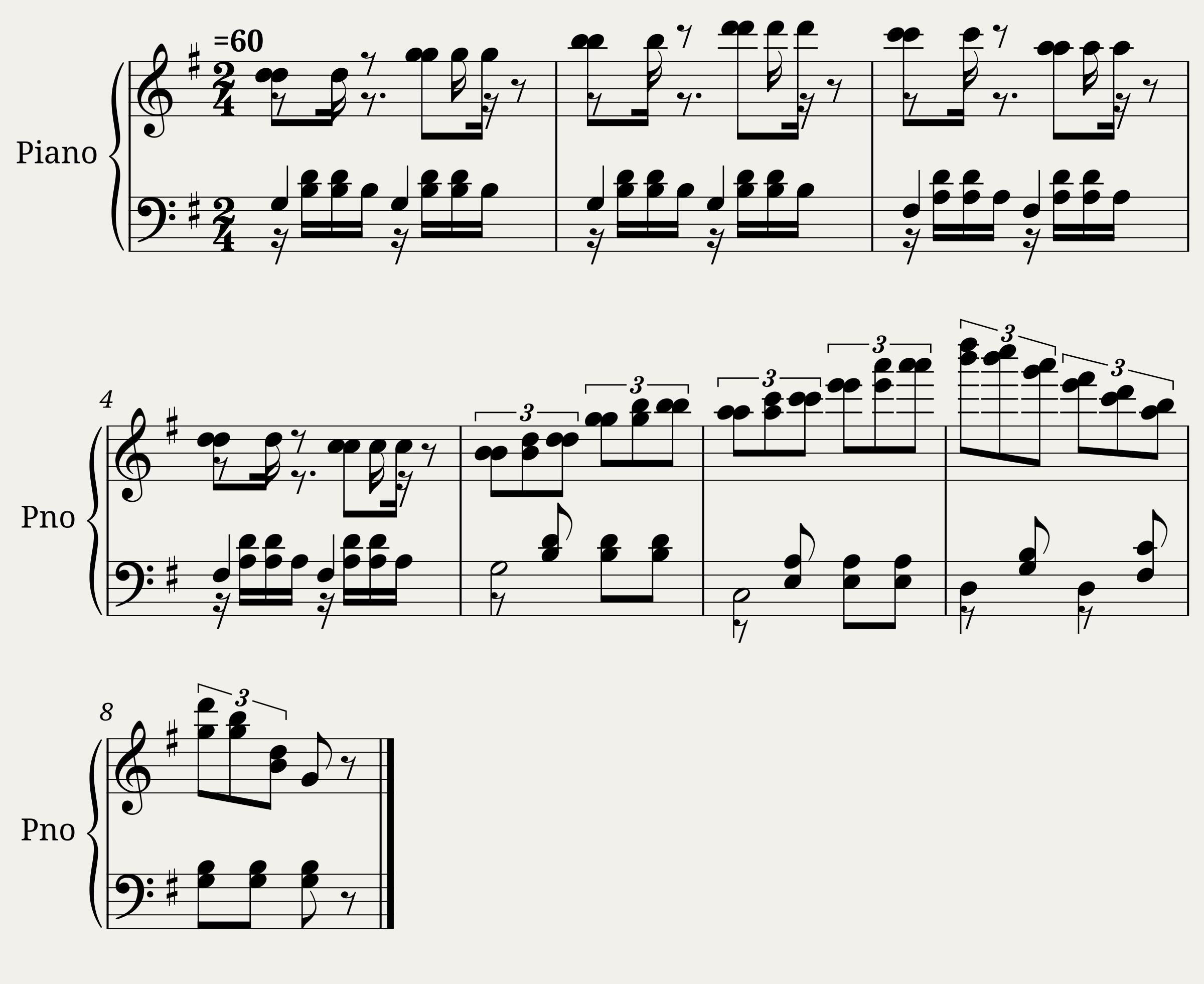 160 Eight-Measure Exercises, No. 16