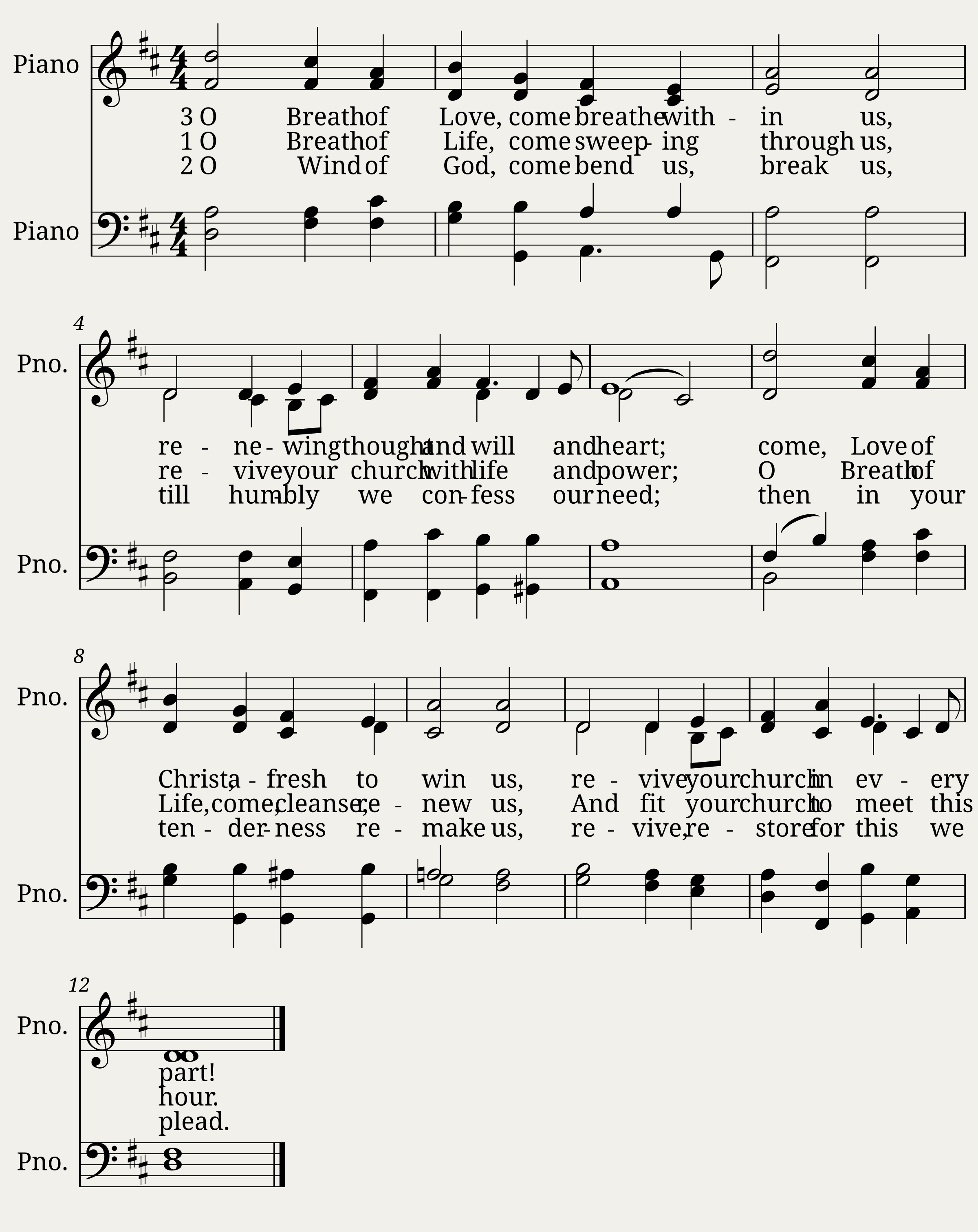 O Breath of Life - Bessie Porter Head