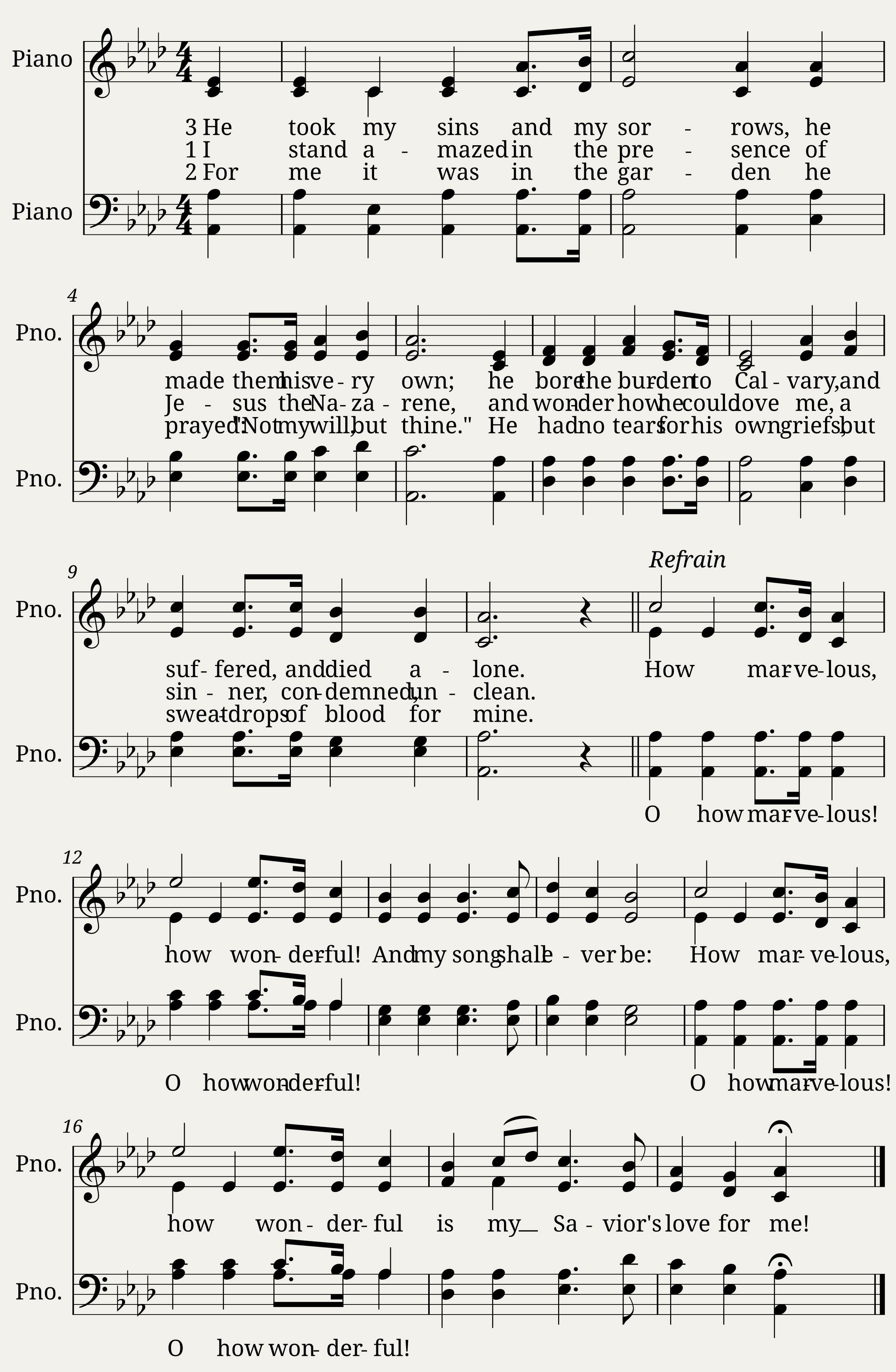 I stand amazed in the presence - Chas. H. Gabriel