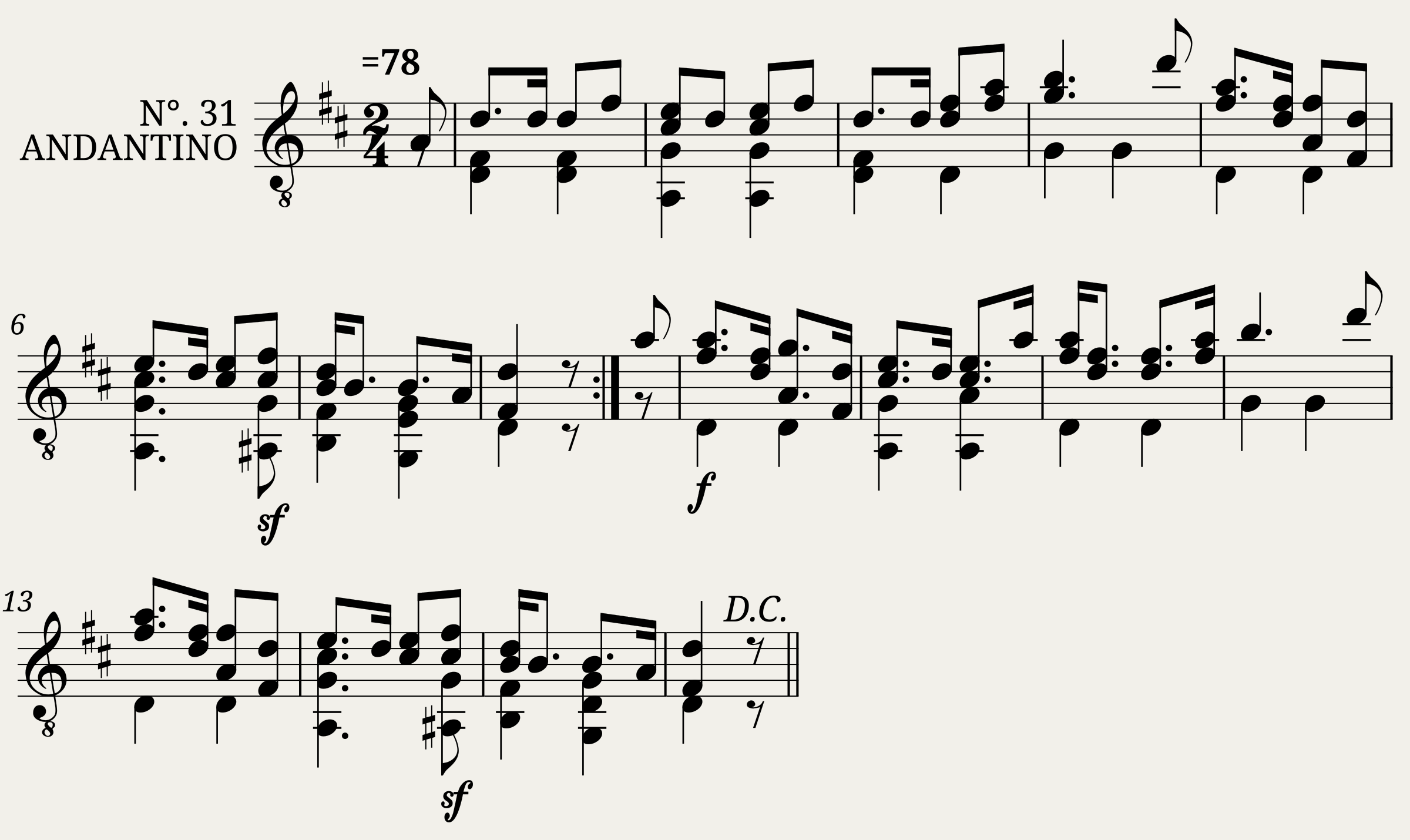 Nº. 31. Auld Lang Syne.