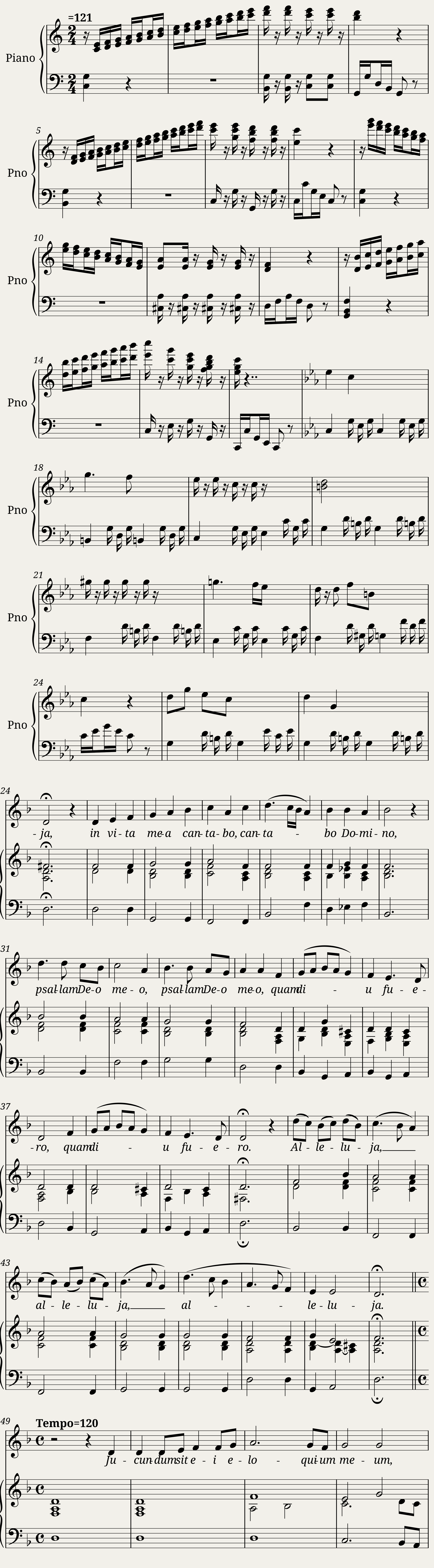50 Melodische Übungsstücke, No. 8