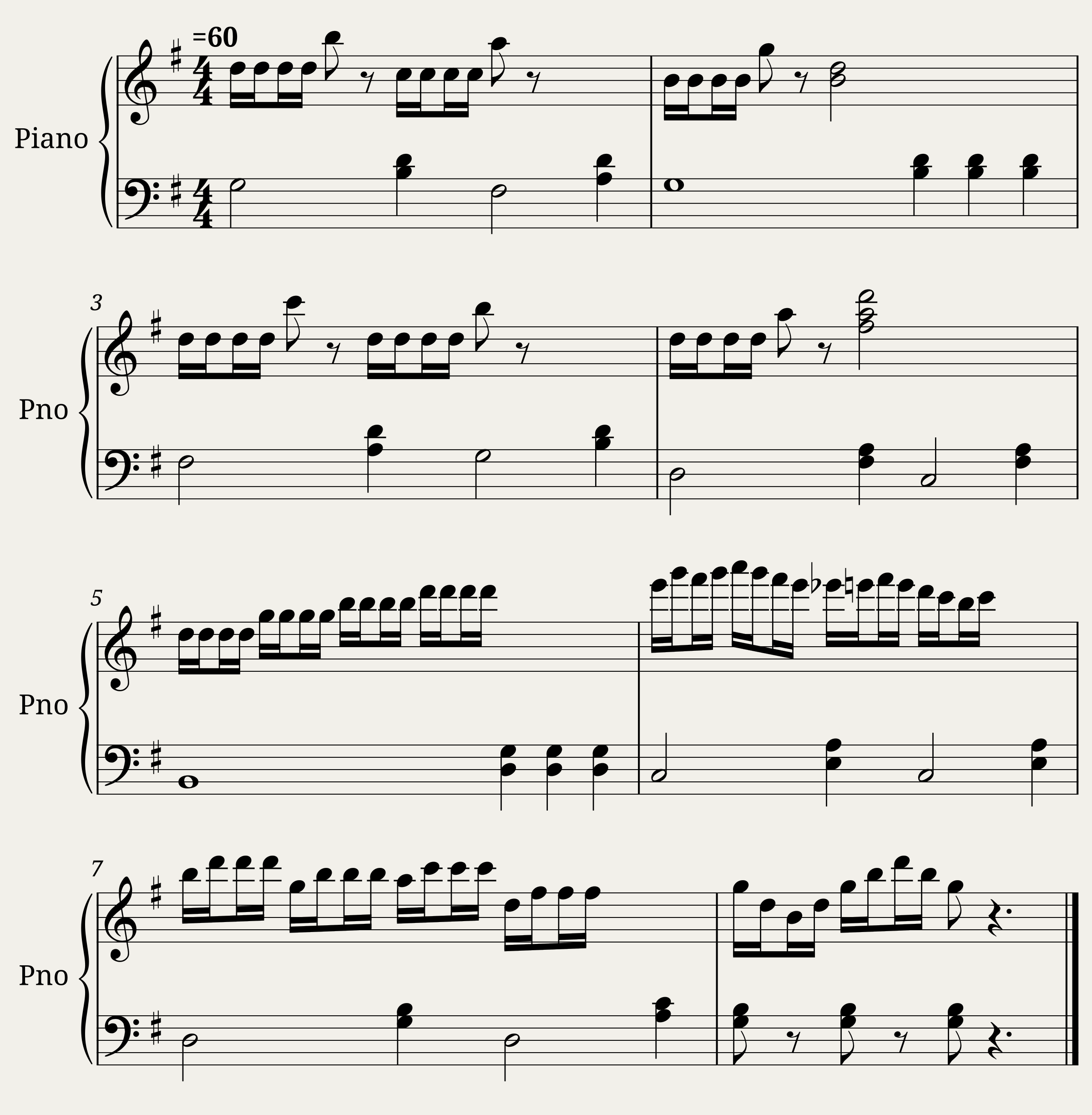 160 Eight-Measure Exercises, No. 17