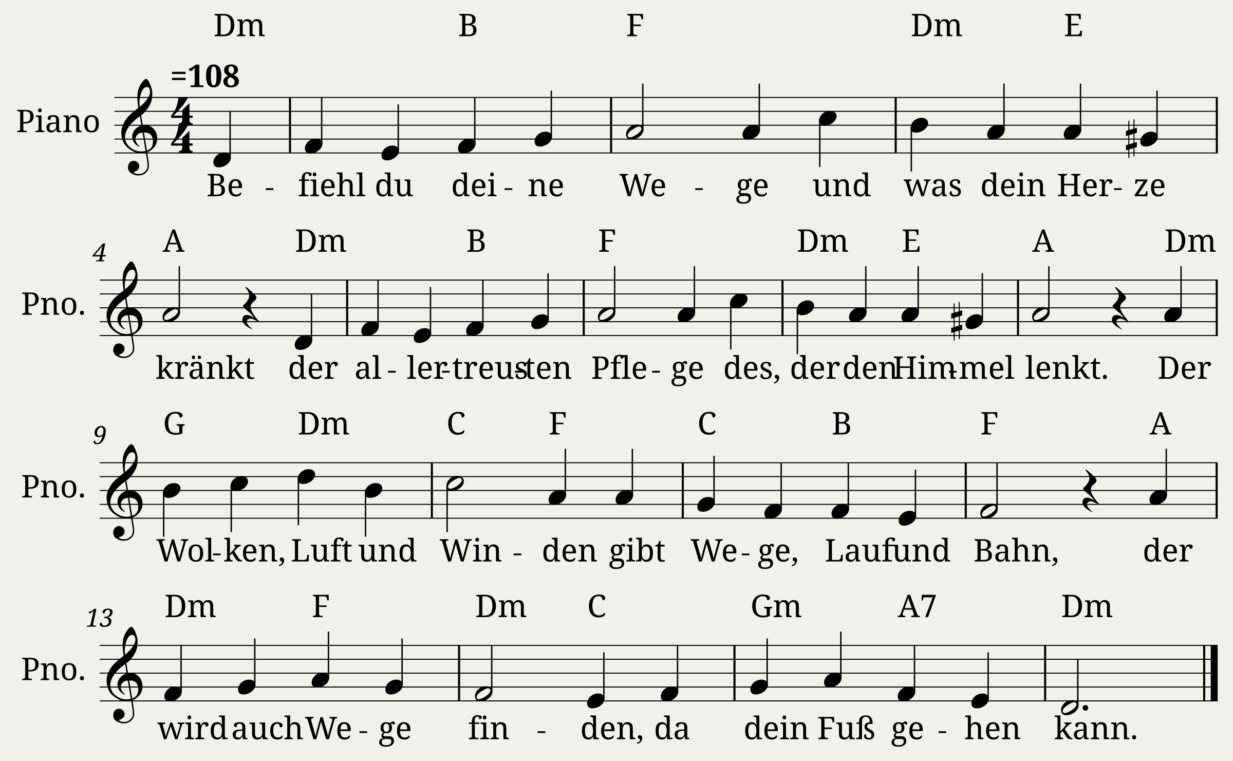 Befiehl du deine Wege
