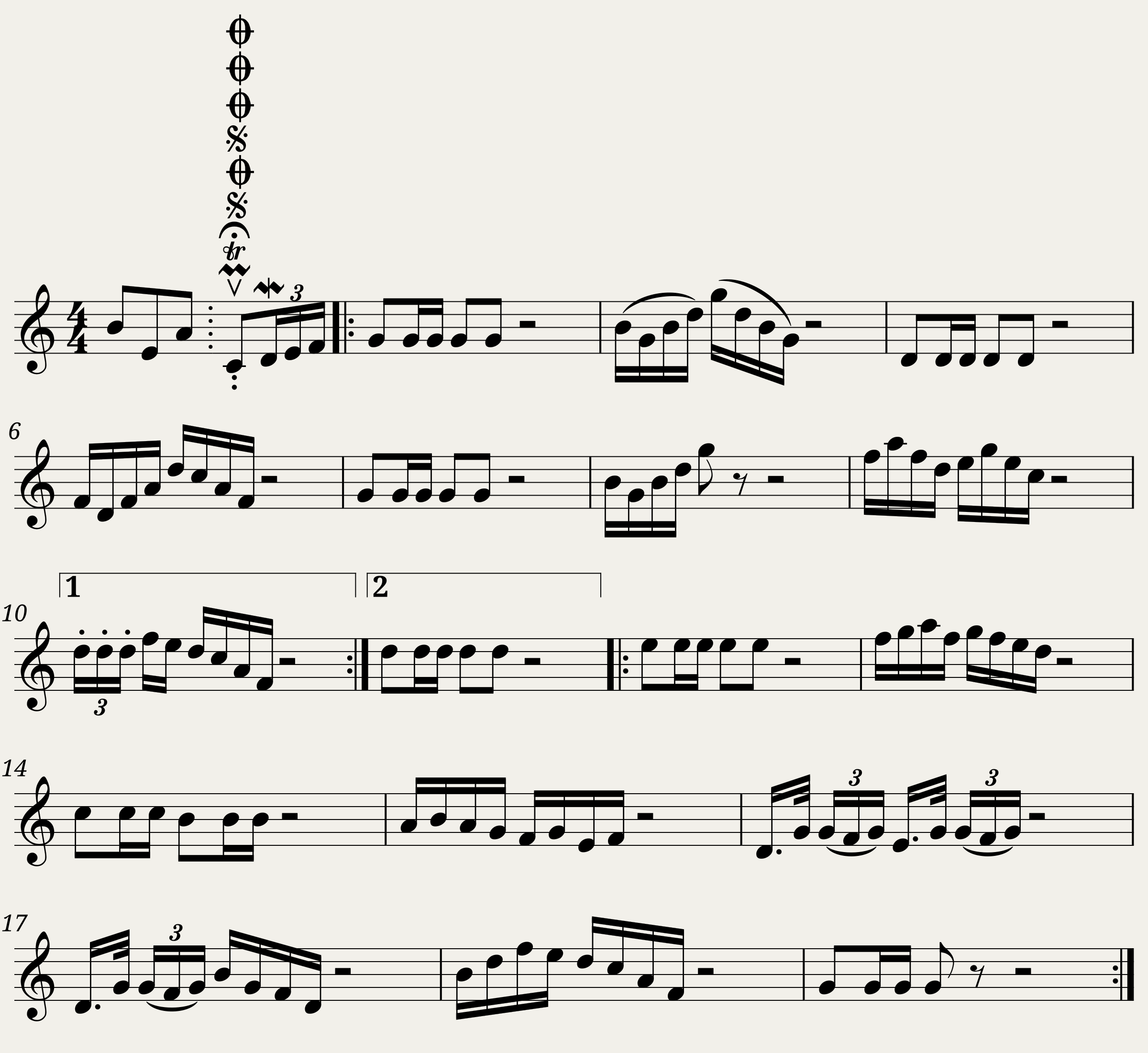 The Trumpet Hornpipe (1st Setting) 1586