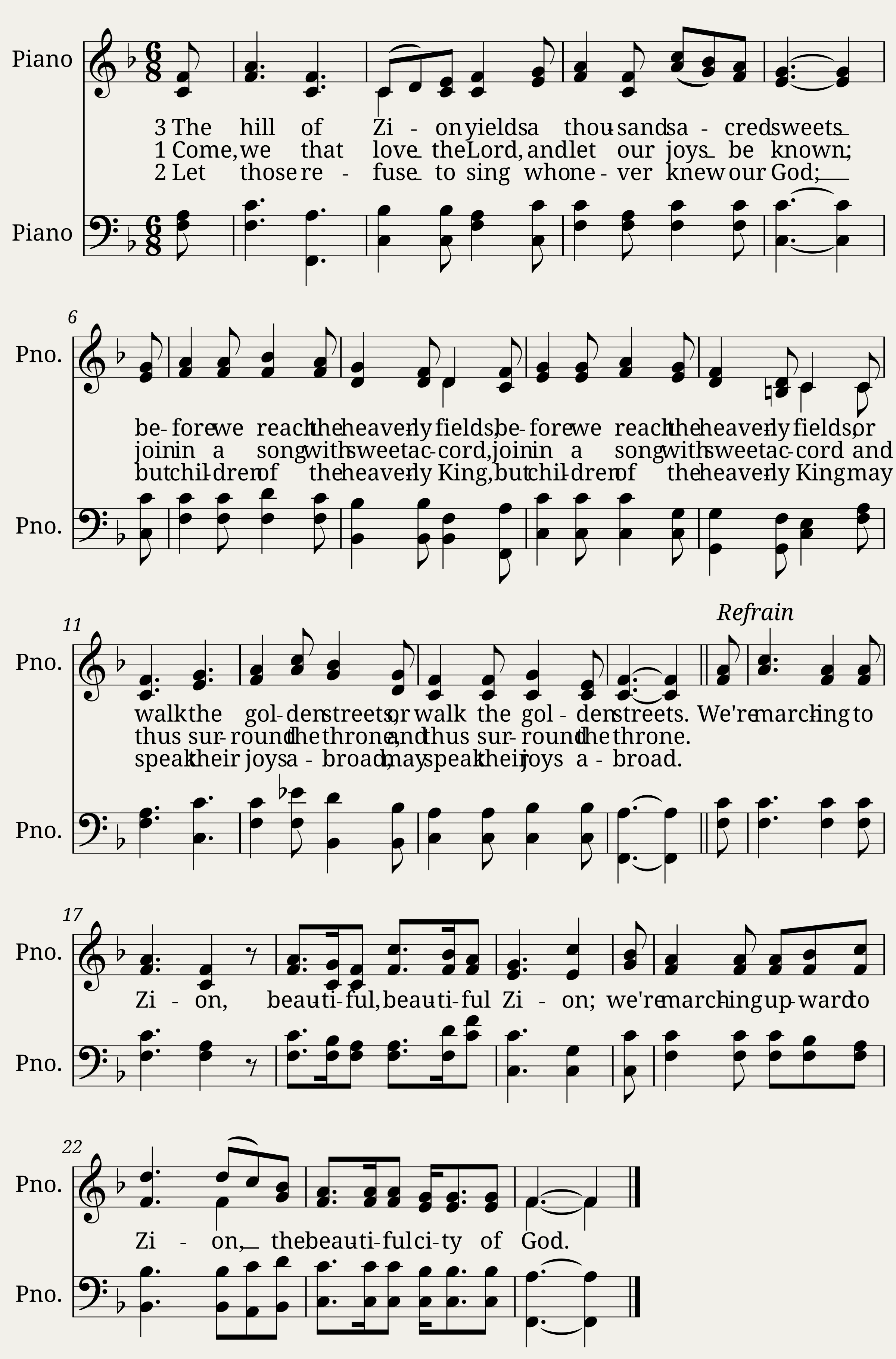 Come we that love the Lord (Lowry) - Robert Lowry
