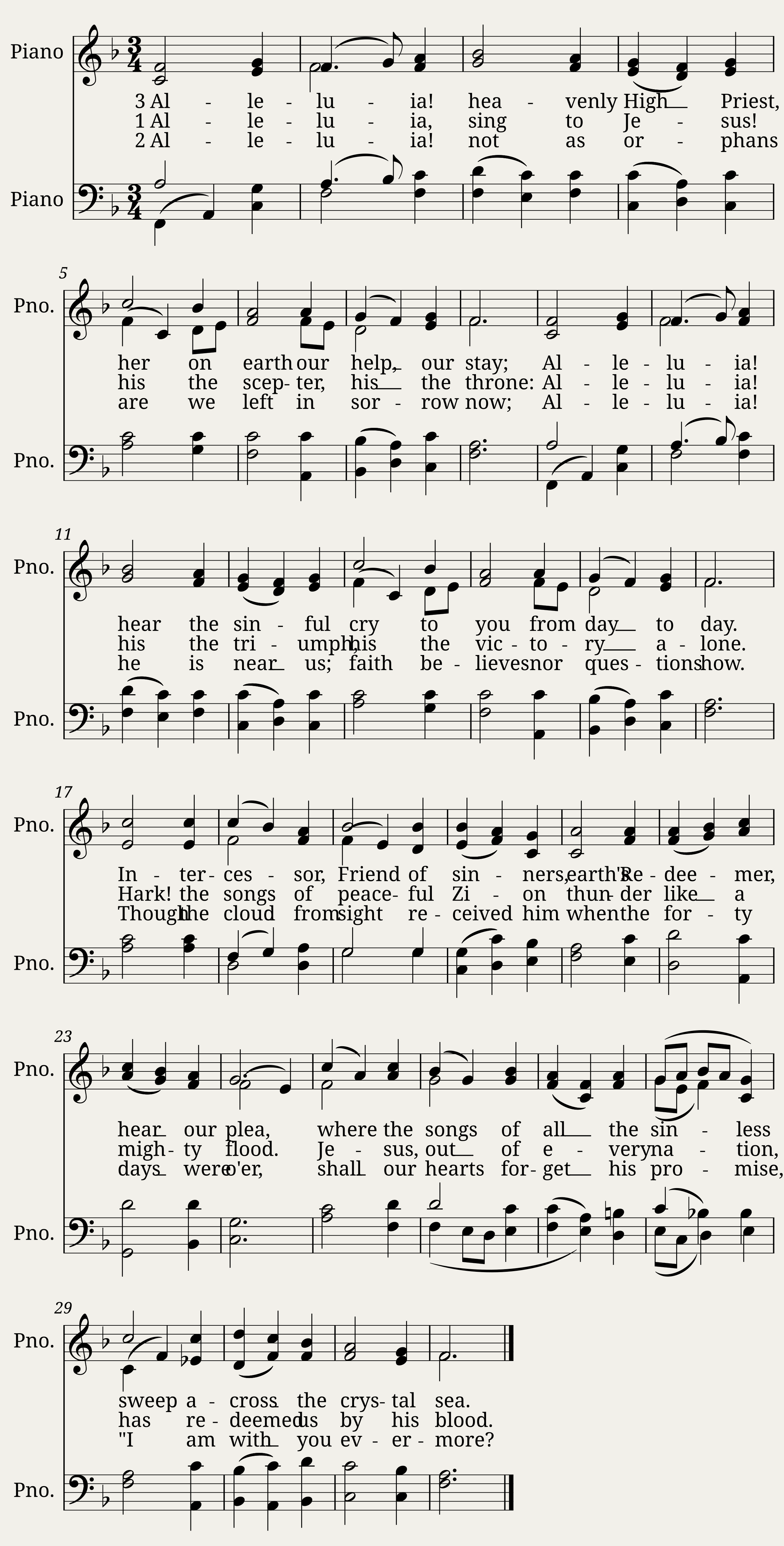 Alleluia! Sing to Jesus - W. Chatterton Dix