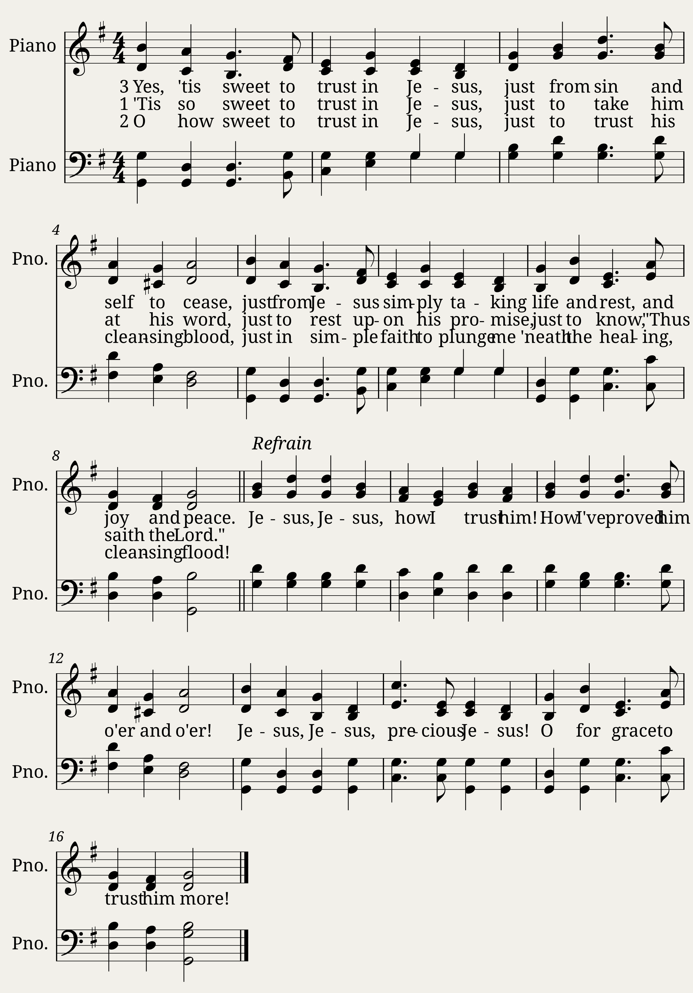 Trust In Jesus - William J. Kirkpatrick