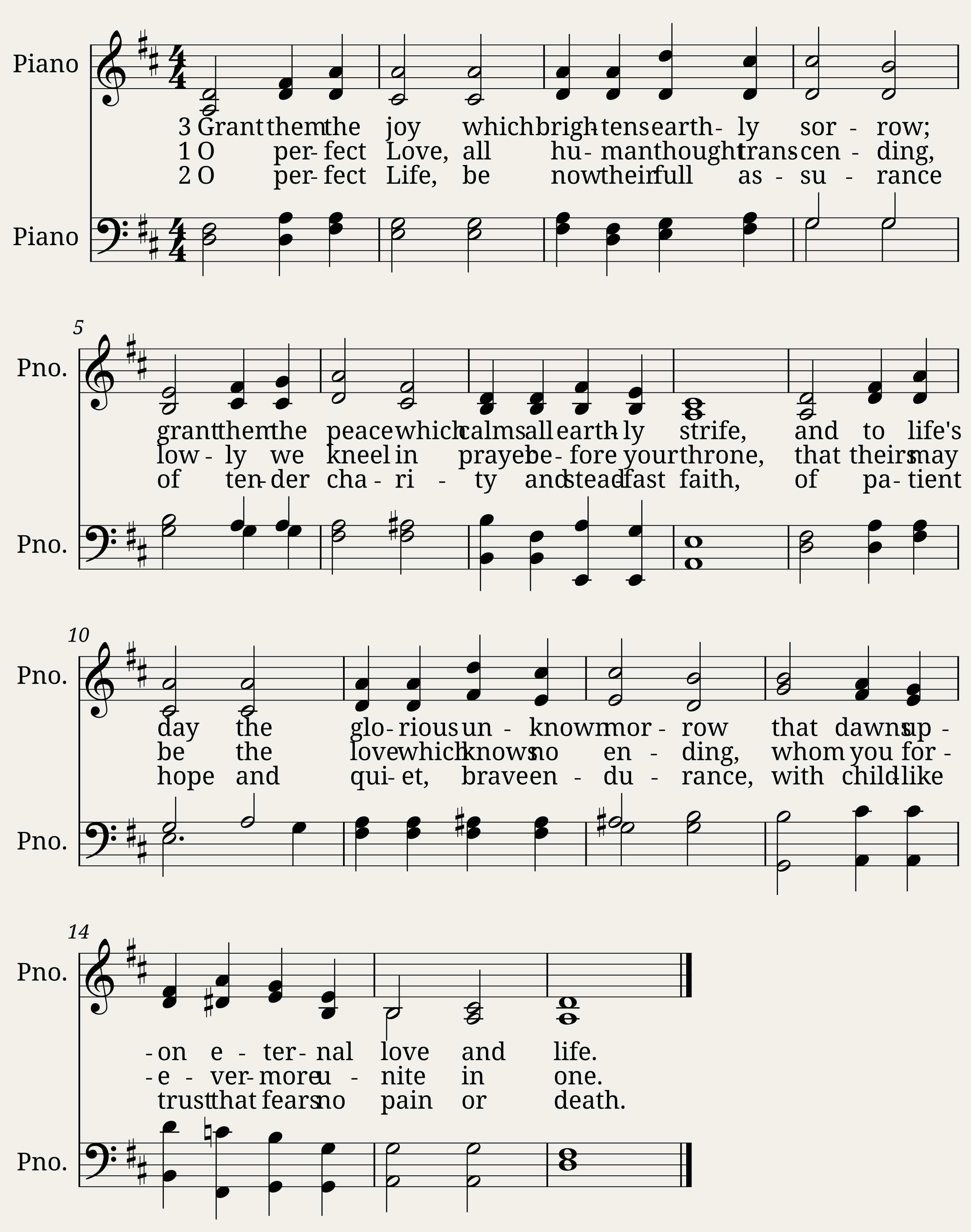 O PERFECT LOVE (Barnby) - Joseph Barnby