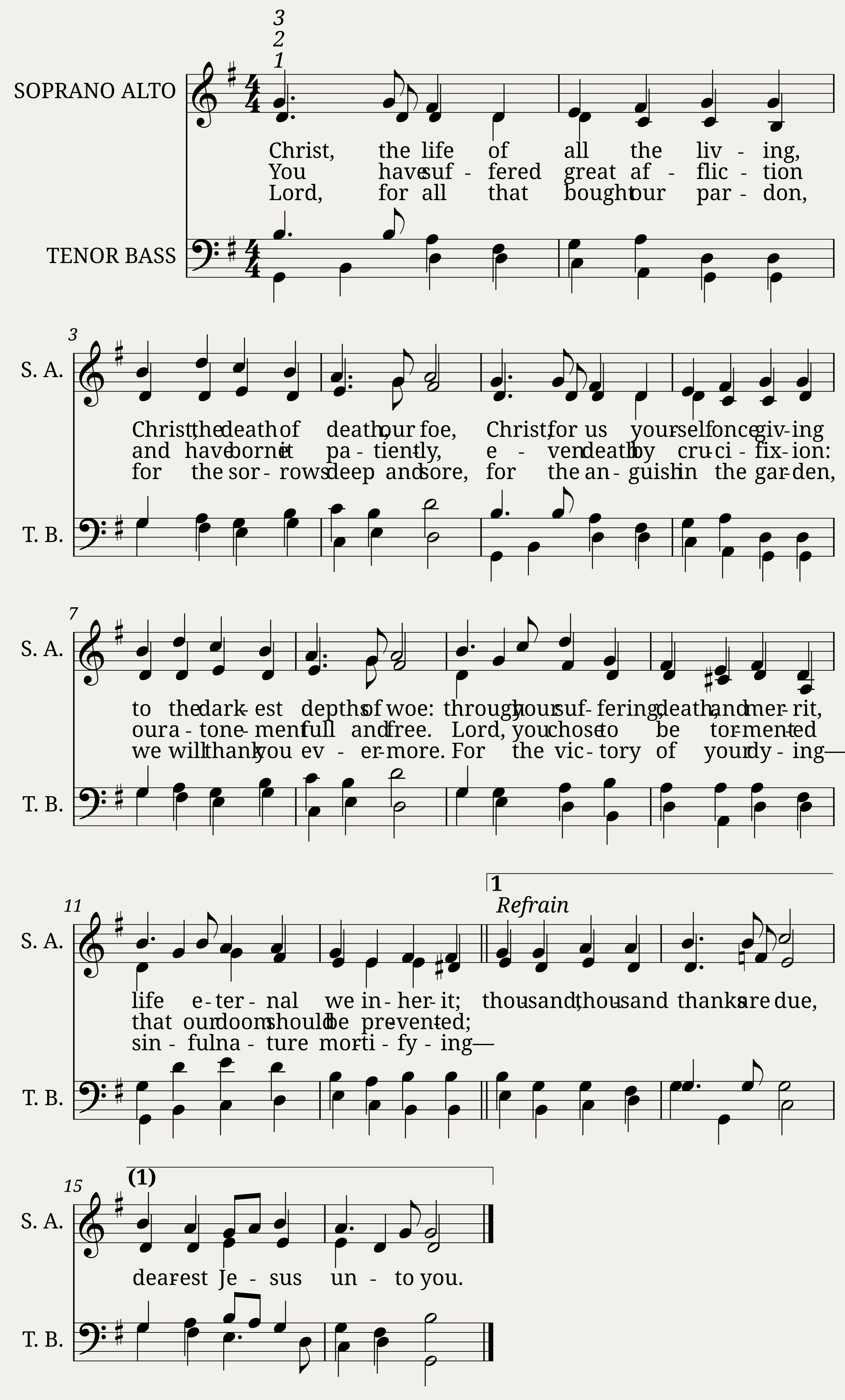 Jesu Meines Lebens Leben (11756) - Christoph Anton