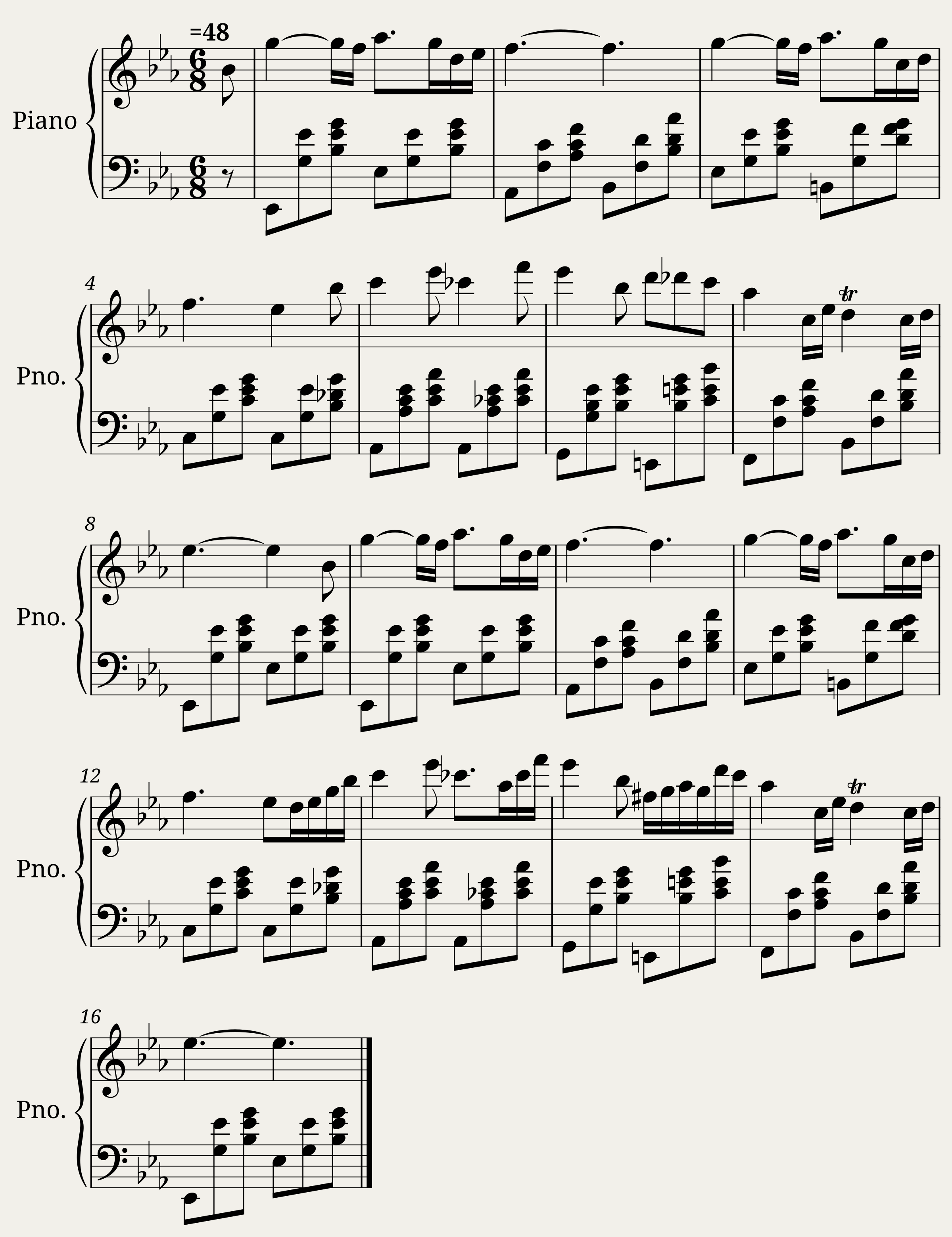 inspiration from Chopin Nocturnes No.2