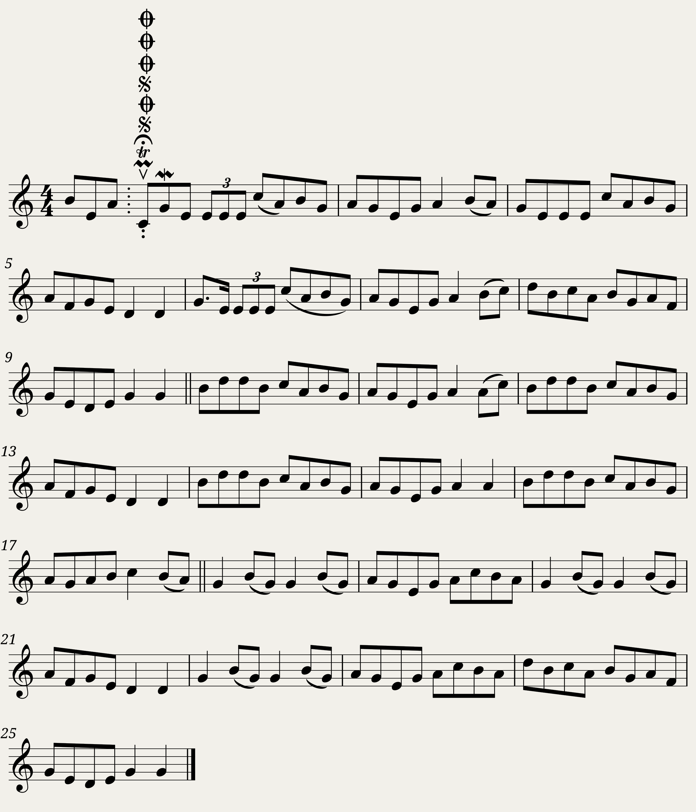 Tear The Calico (reel) 1255