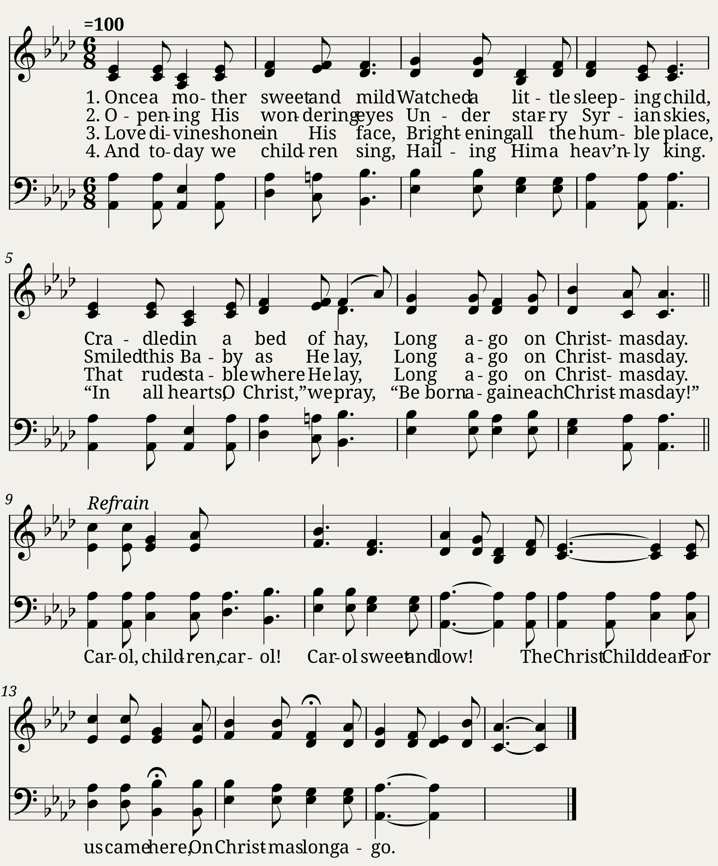 Long ago on christmas day - Isaac H. Meredith