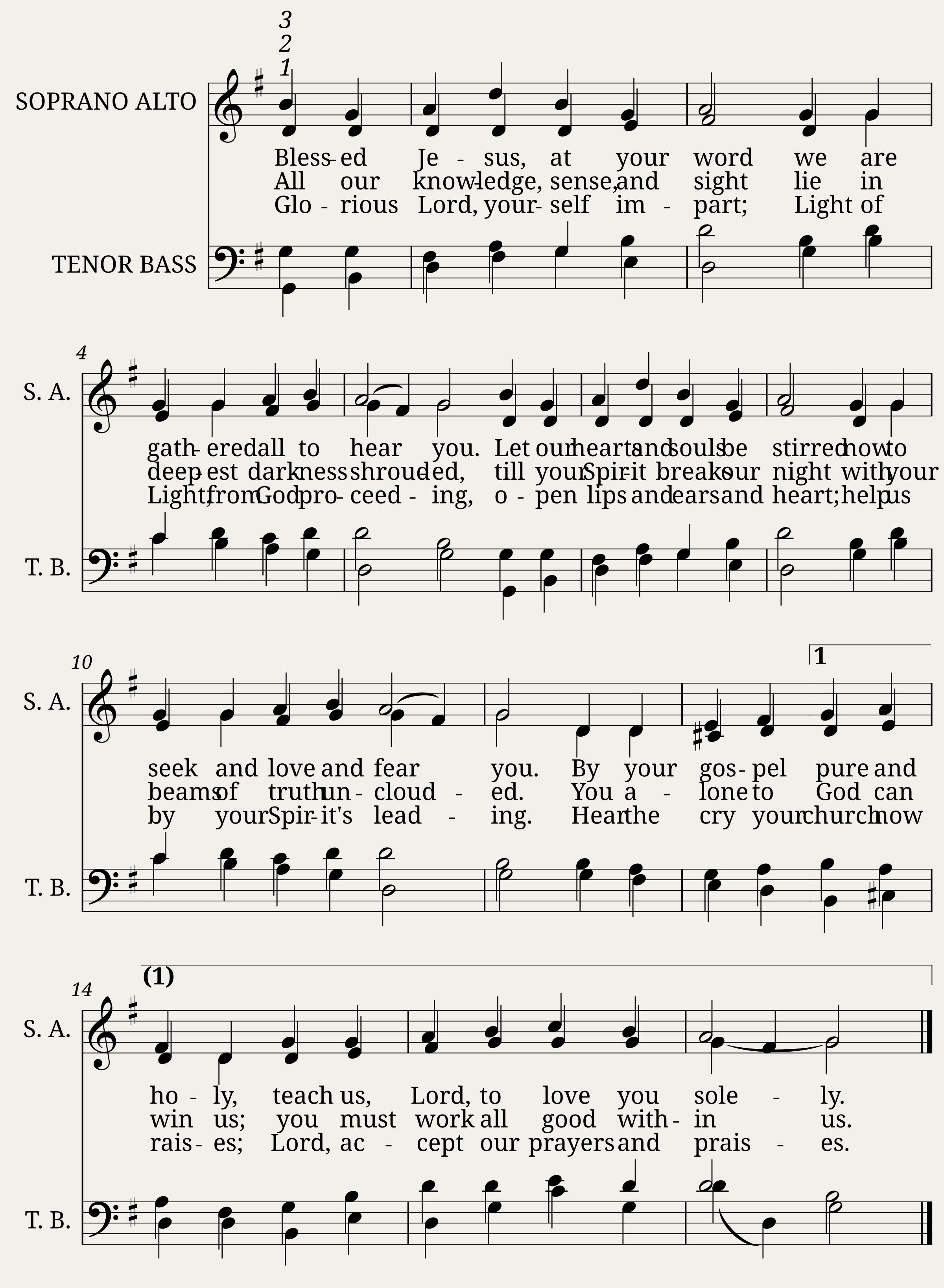 Liebster Jesu - Johann Rudolf Ahle