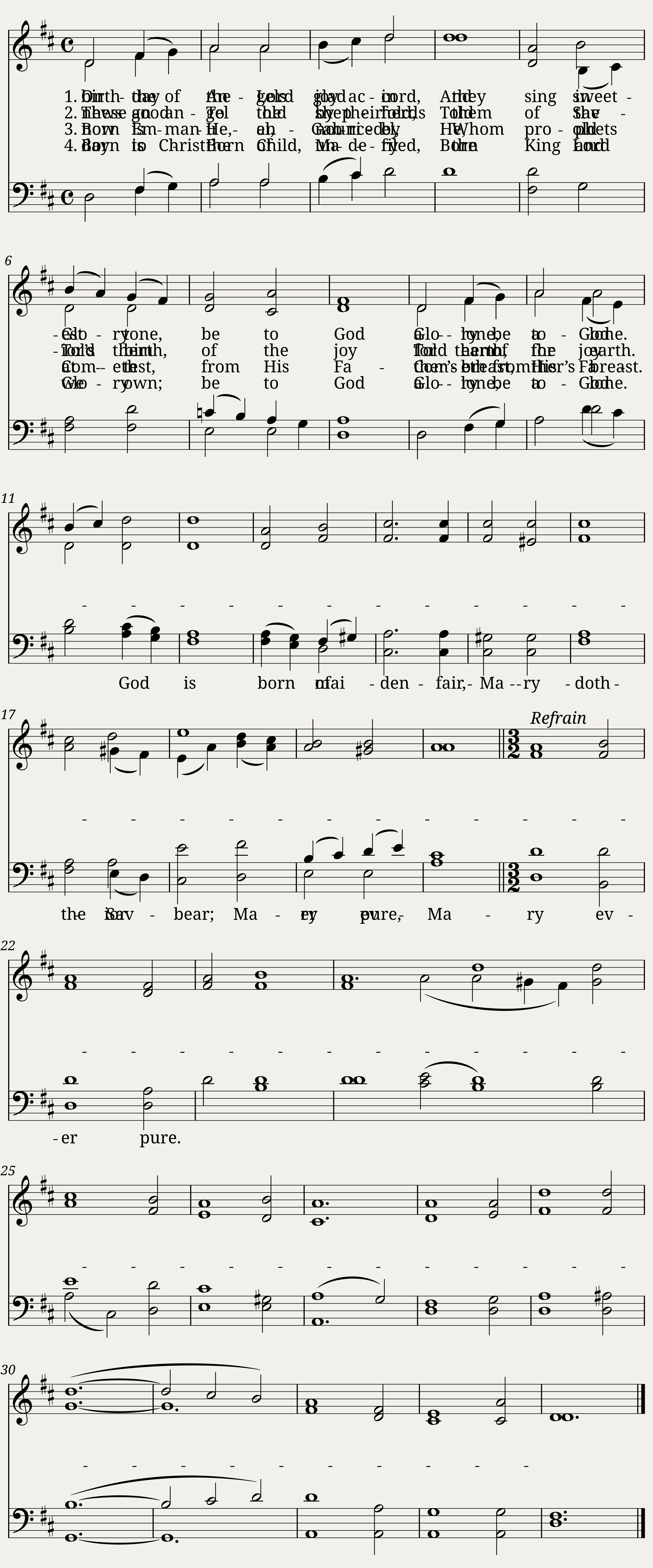 On the birthday of the Lord - John Bacchur Dykes